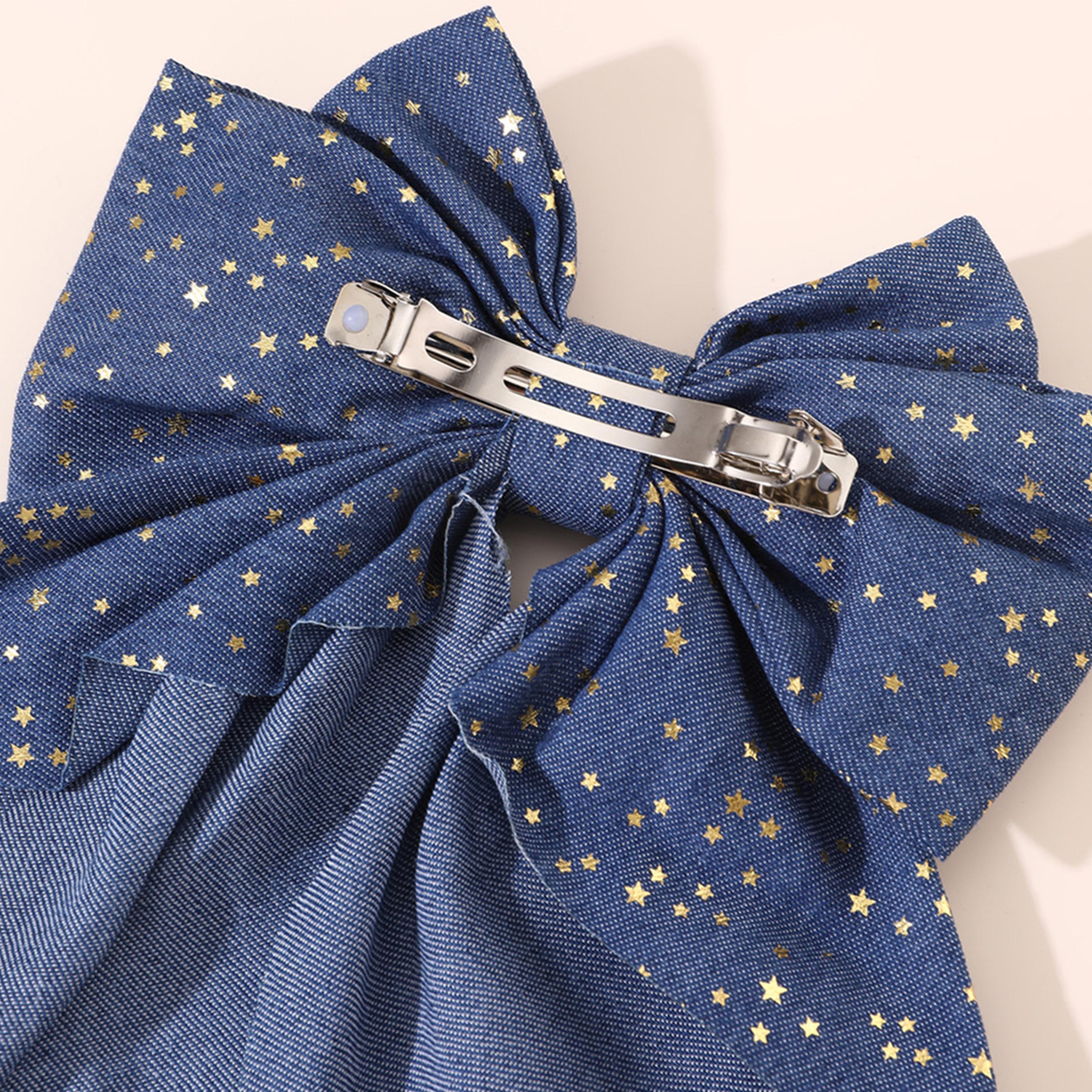 تيك تو - طقم 3 مشابك شعر بشريط مطبوع عليه زهور-women-hairaccessories-clips-image-3