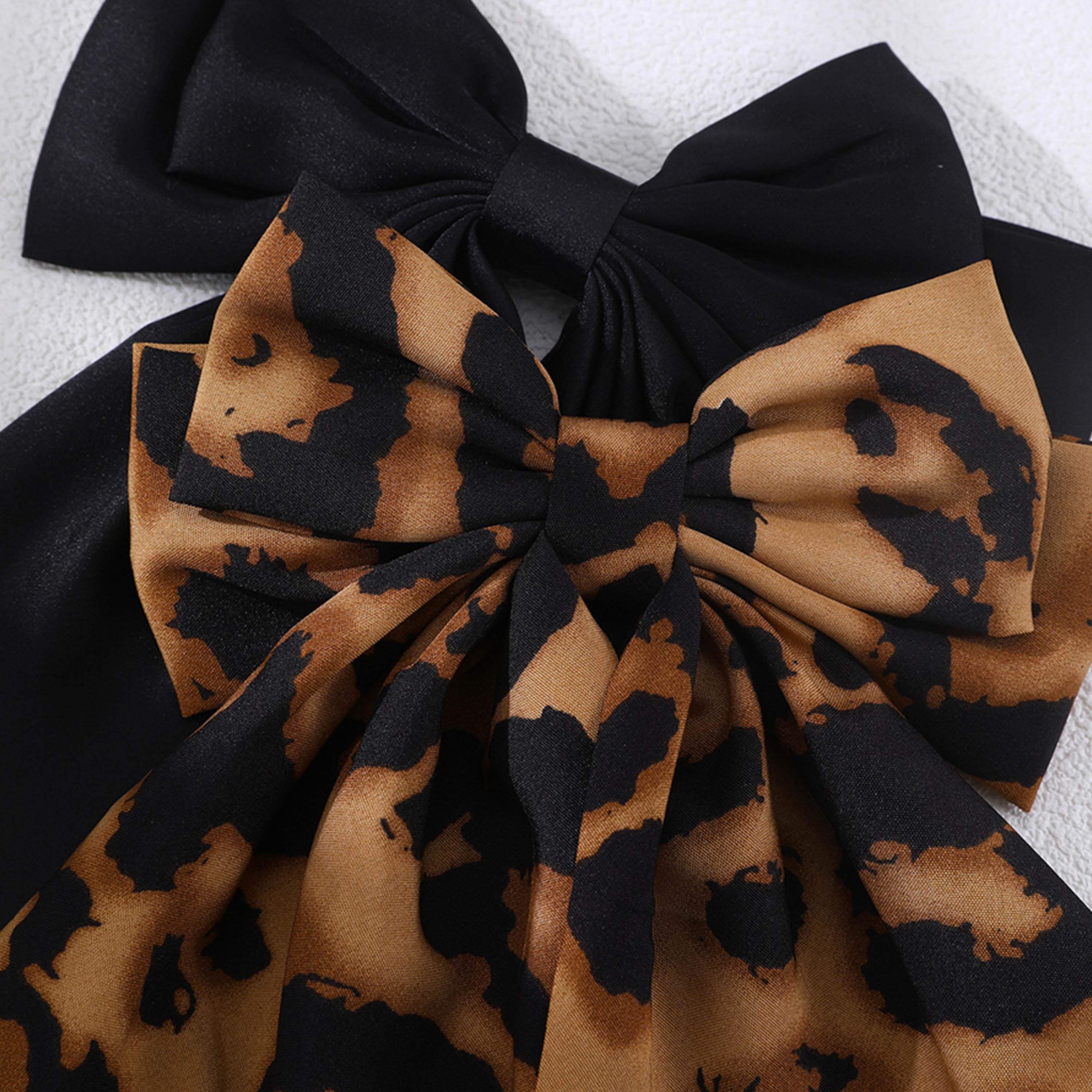 Take Two Solid Bow Ribbon Hair Clip-women-hairaccessories-clips-image-3