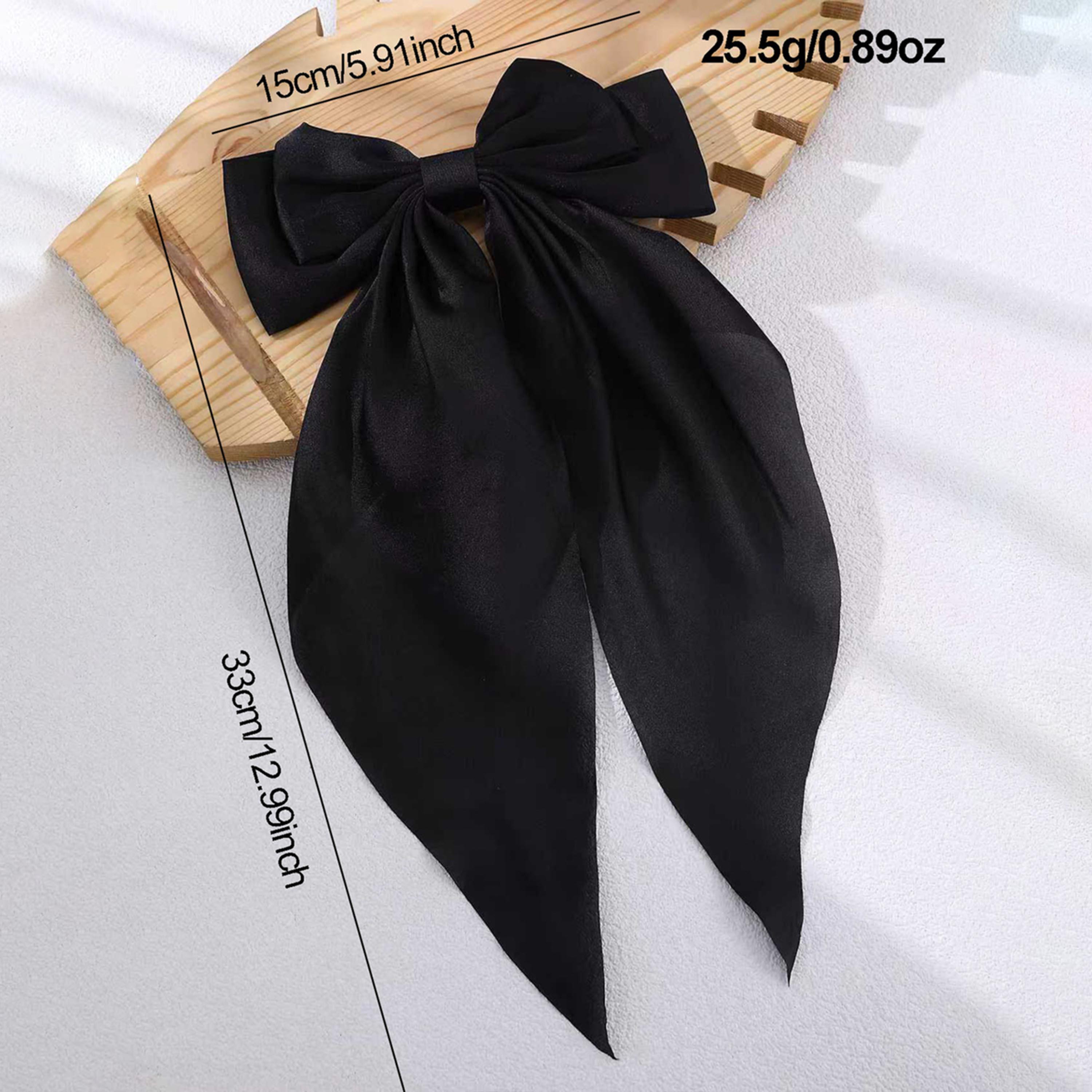 Take Two Solid Bow Ribbon Hair Clip-women-hairaccessories-clips-image-4