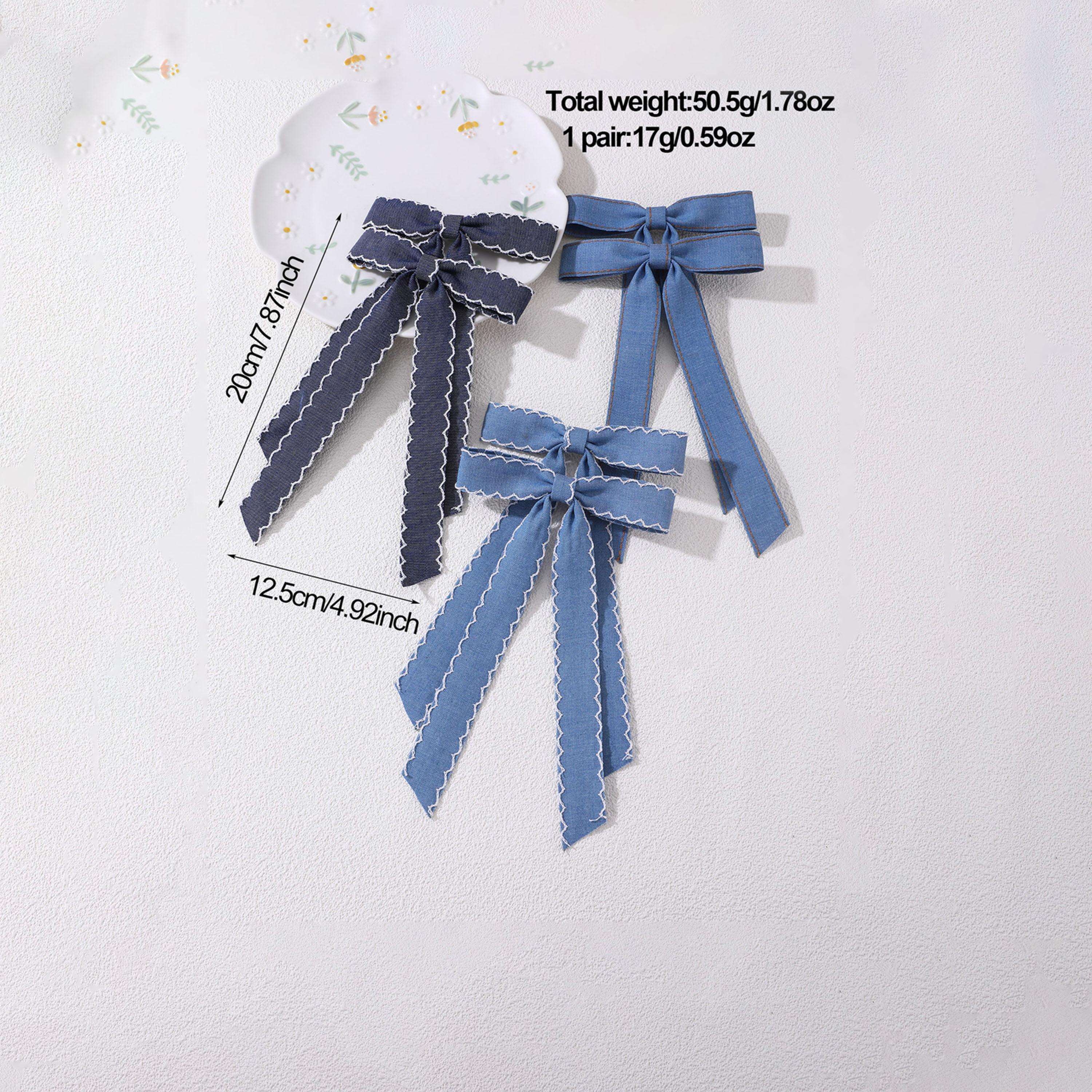 Take Two Set of 2 - Solid Bow Hair Clip-women-hairaccessories-clips-image-3