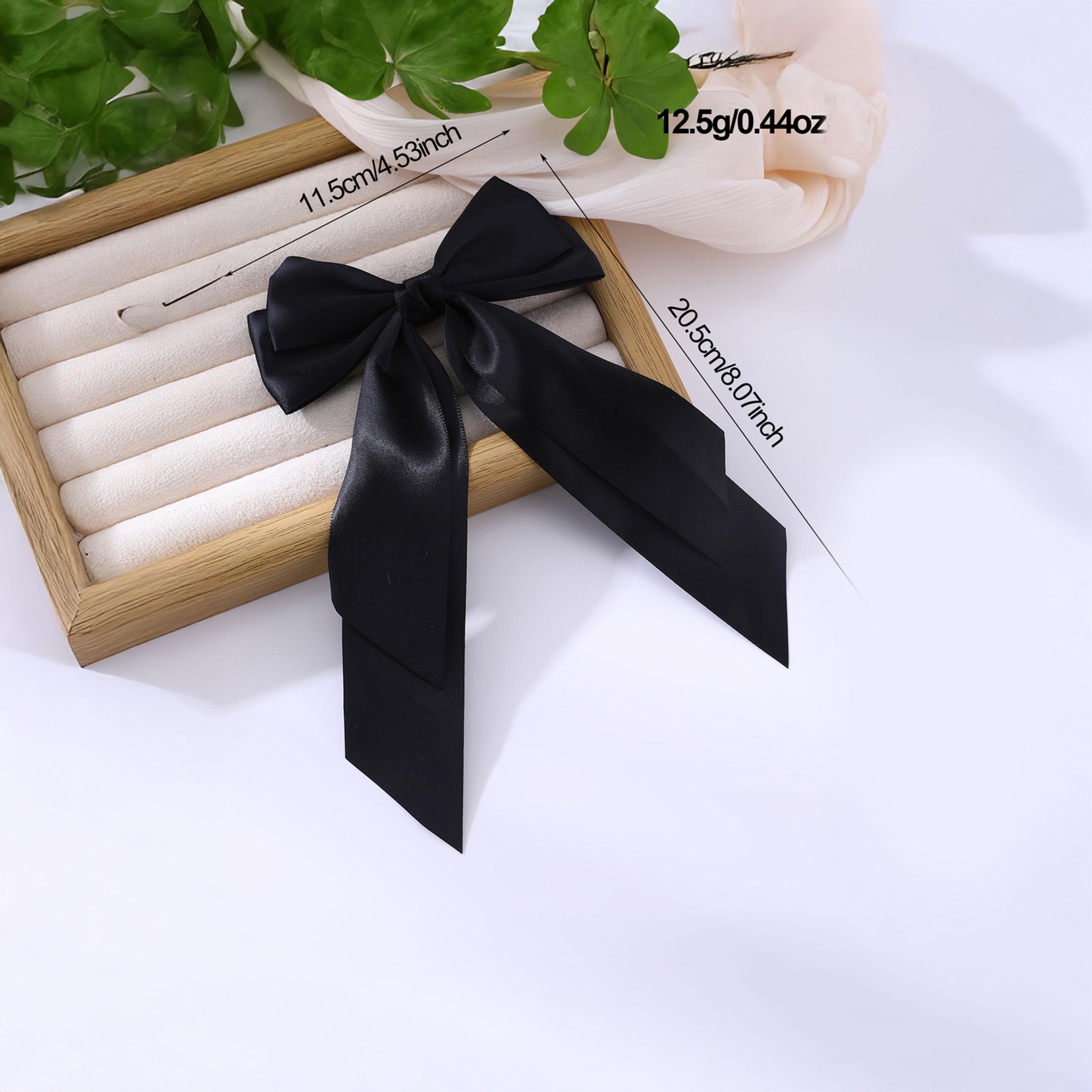 تيك تو - مشبك شعر على شكل فيونكة صلبة-women-hairaccessories-clips-image-3