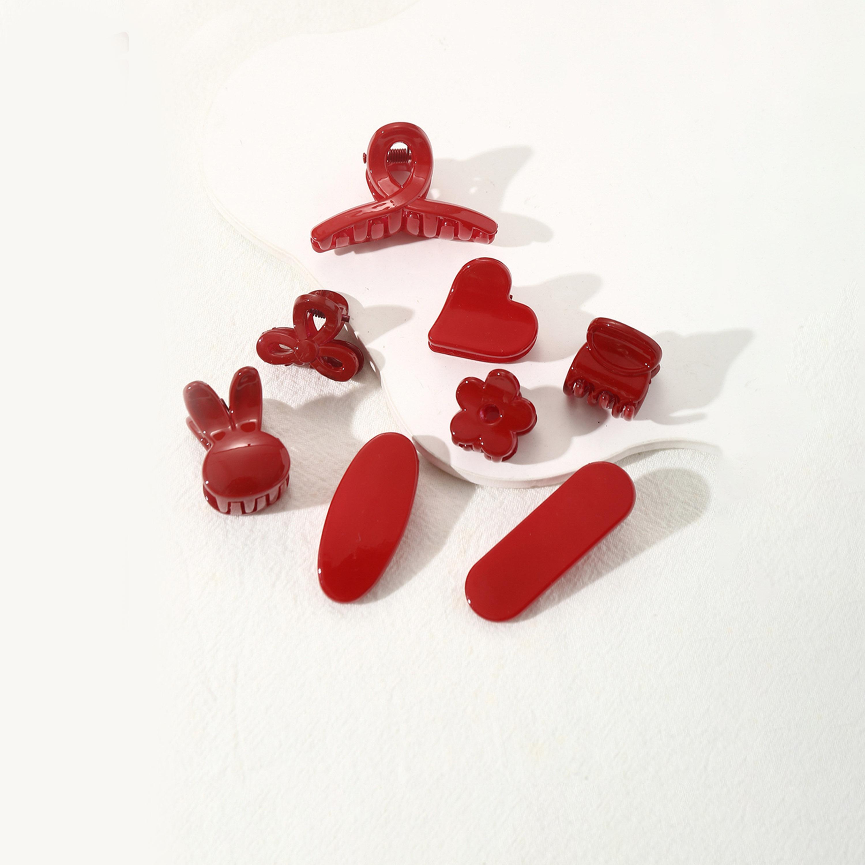 Take Two Set of 8 - Solid Hair Clip-women-hairaccessories-clips-image-3