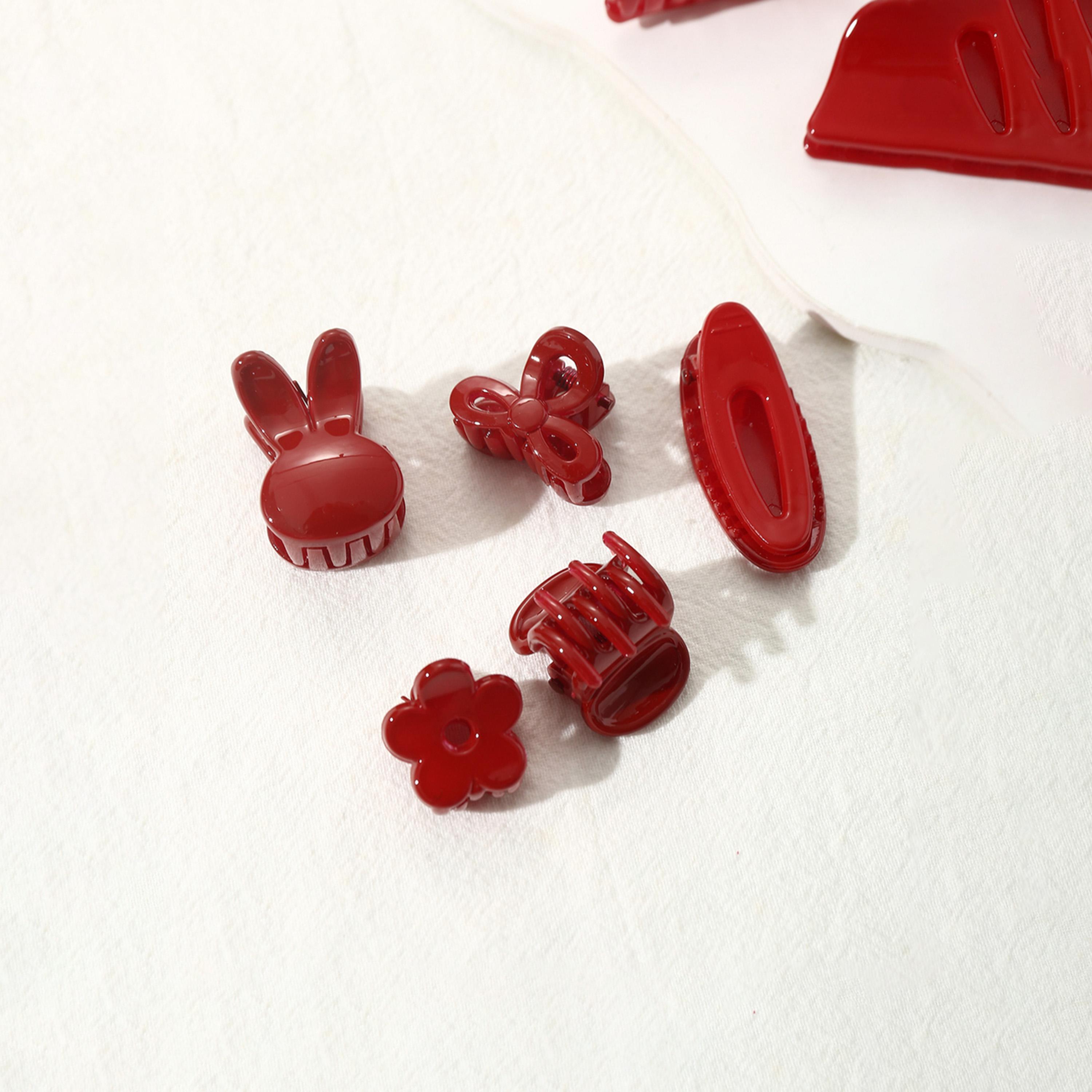 Take Two Set of 8 - Solid Hair Clip-women-hairaccessories-clips-image-4