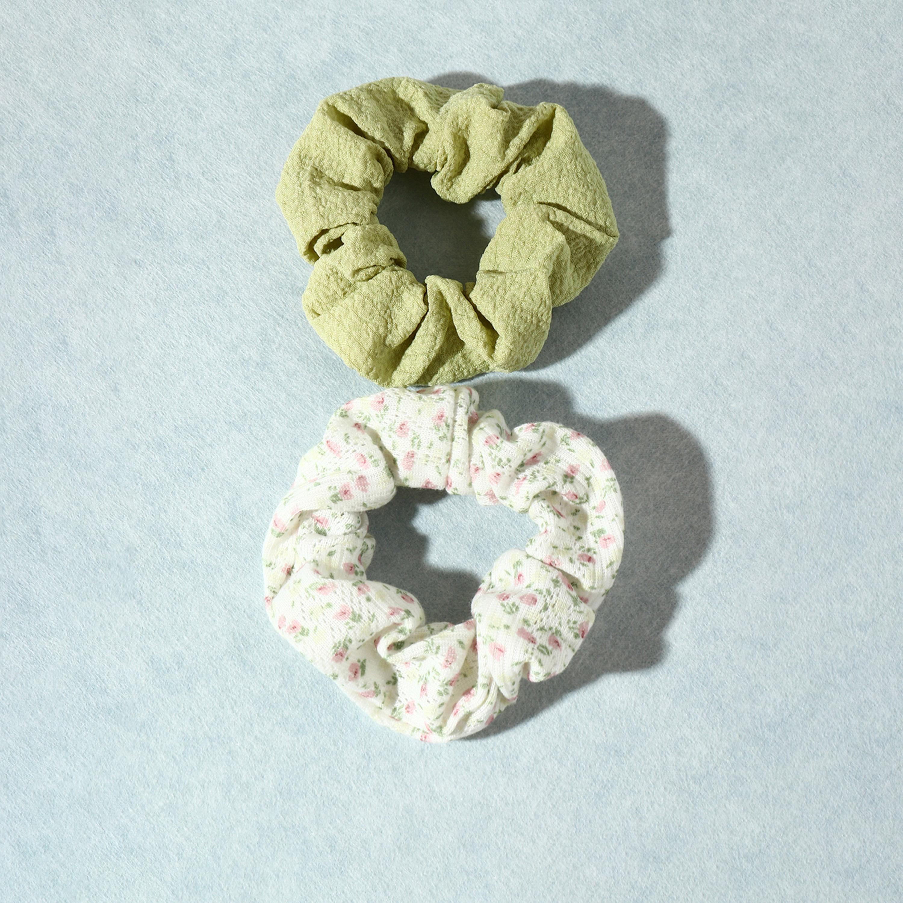 Take Two Set of 2 - Printed Hair Ties-women-hairaccessories-bands-image-1
