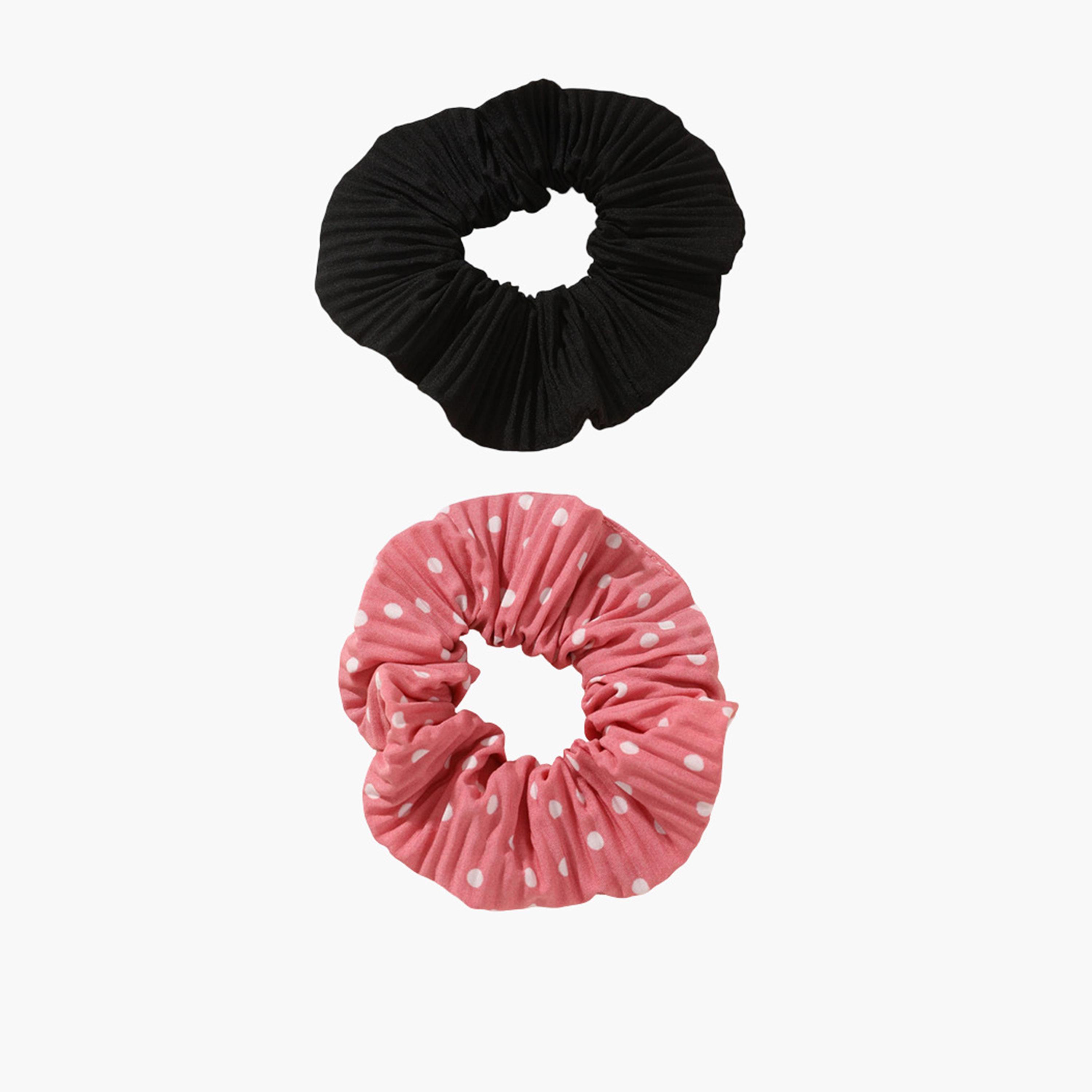 Take Two Set of 2 - Textured Scrunchies-women-hairaccessories-others-image-1