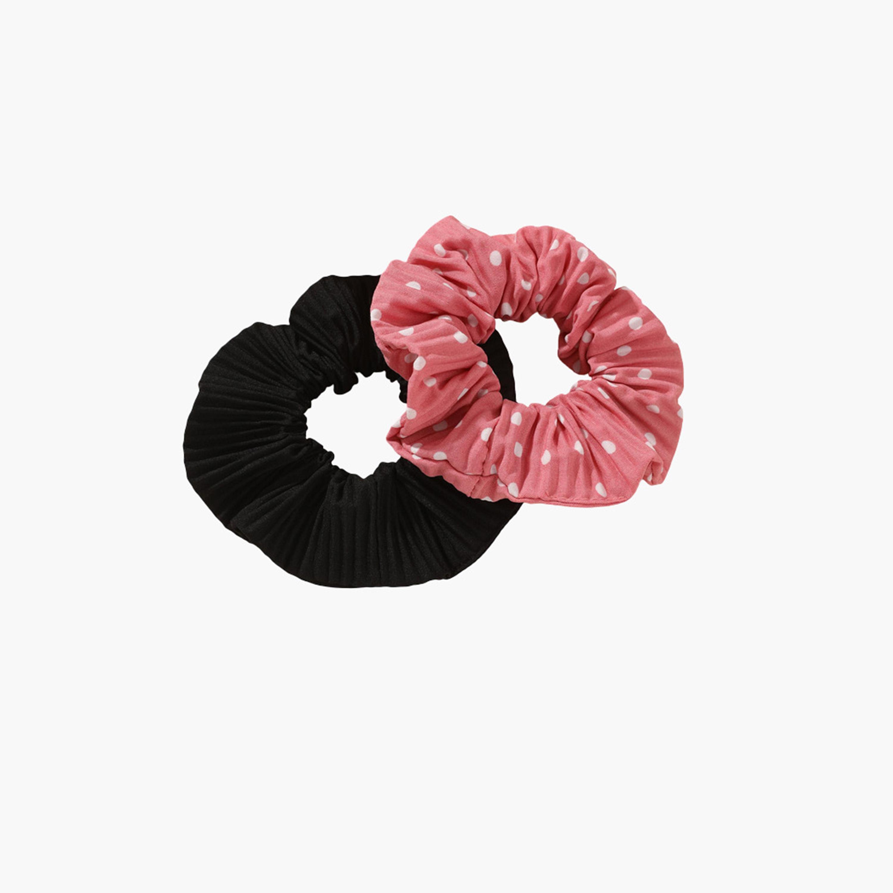 Take Two Set of 2 - Textured Scrunchies-women-hairaccessories-others-image-2