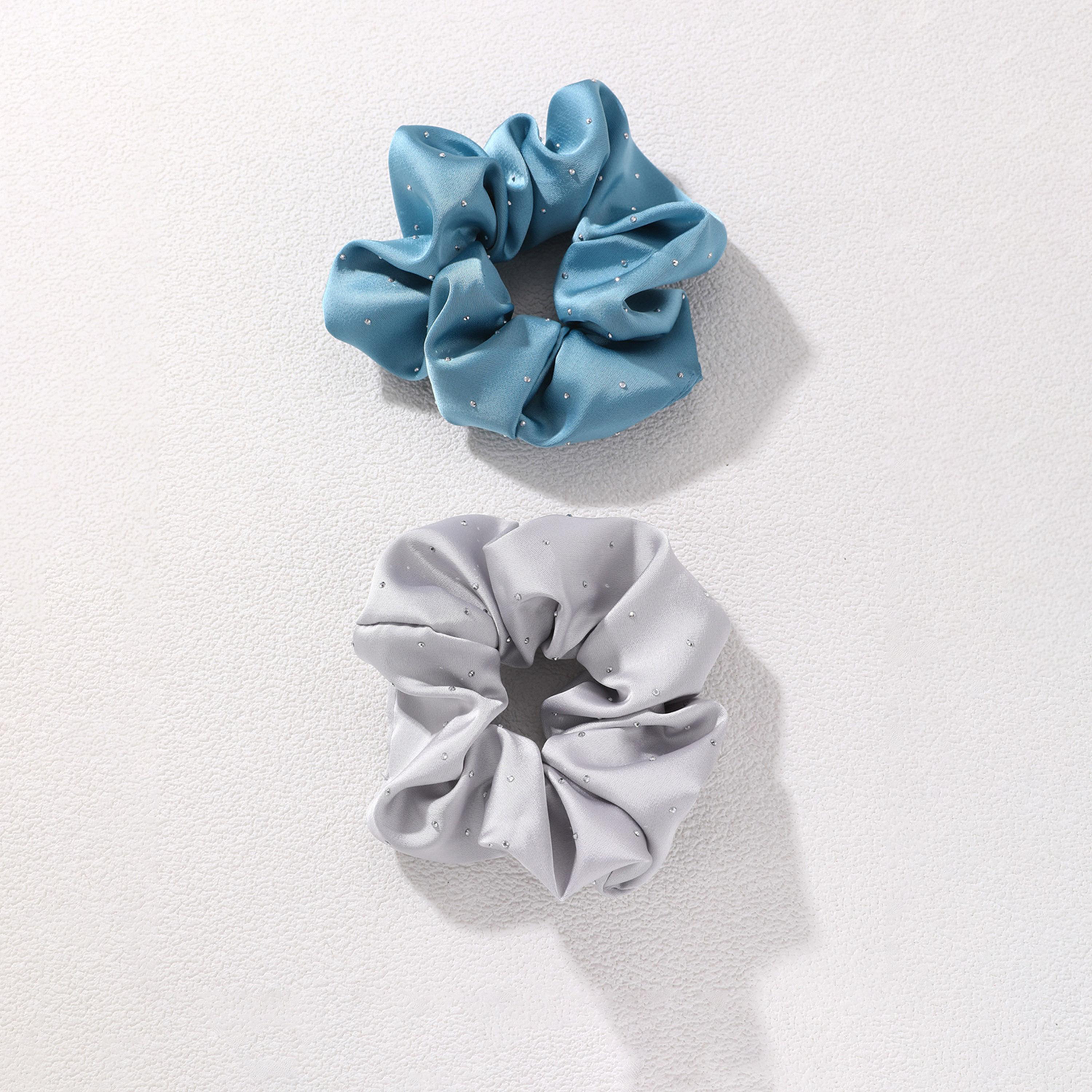 Take Two Set of 2 - Satin Hair Tie-women-hairaccessories-bands-image-1