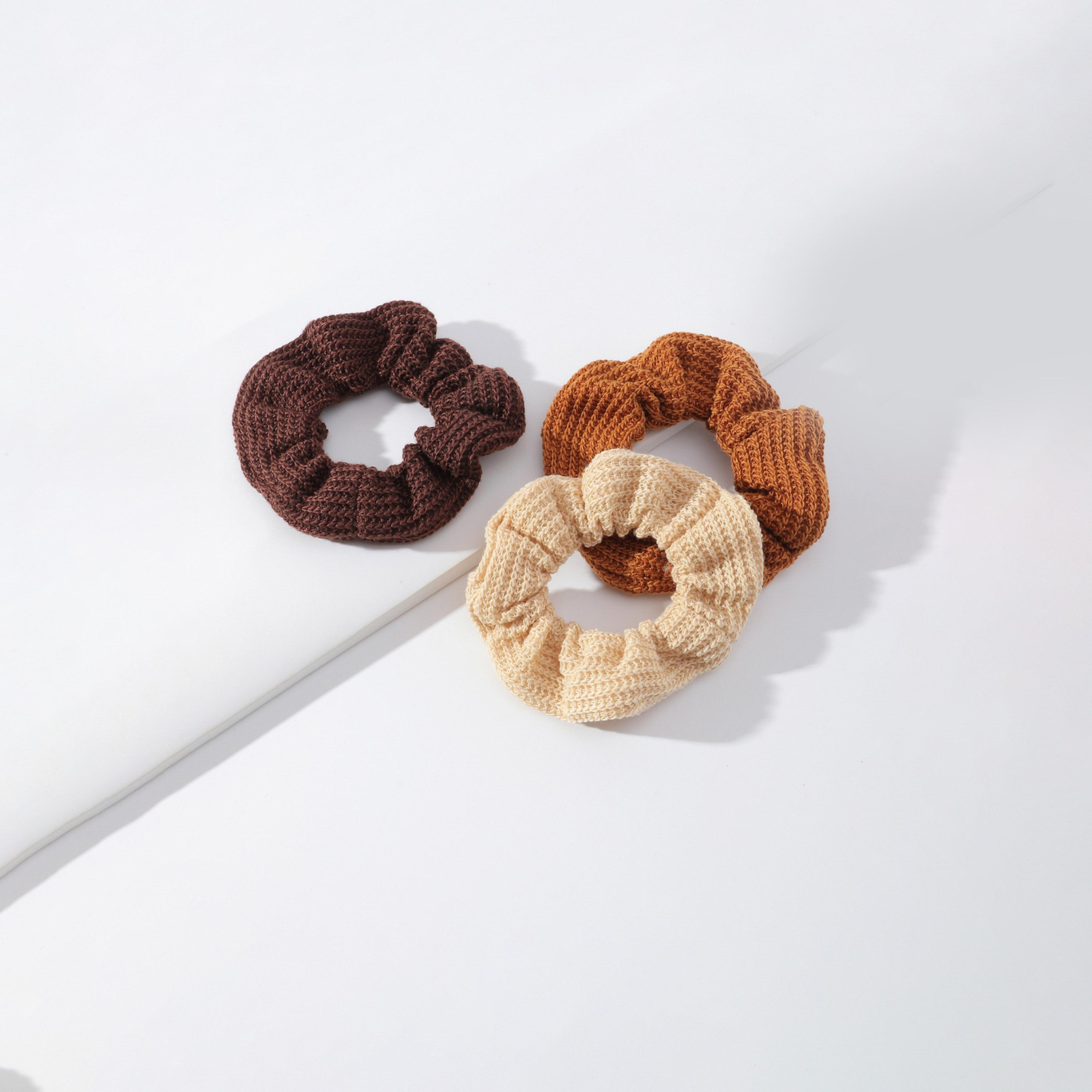Take Two Set of 3 - Knitted Hair Ties-women-hairaccessories-bands-image-2