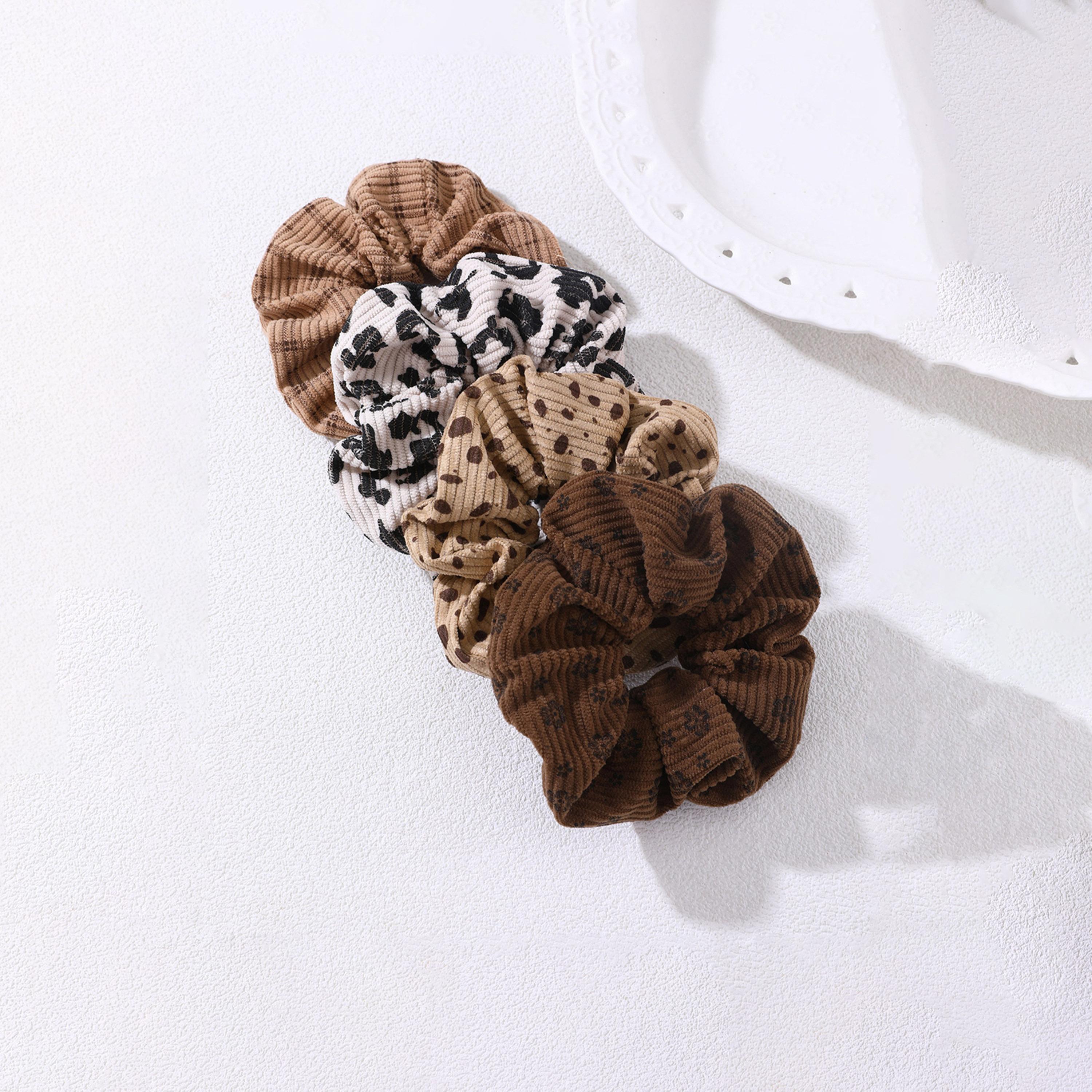 Take Two Set of 4 - Printed Hair Tie-women-hairaccessories-bands-image-2