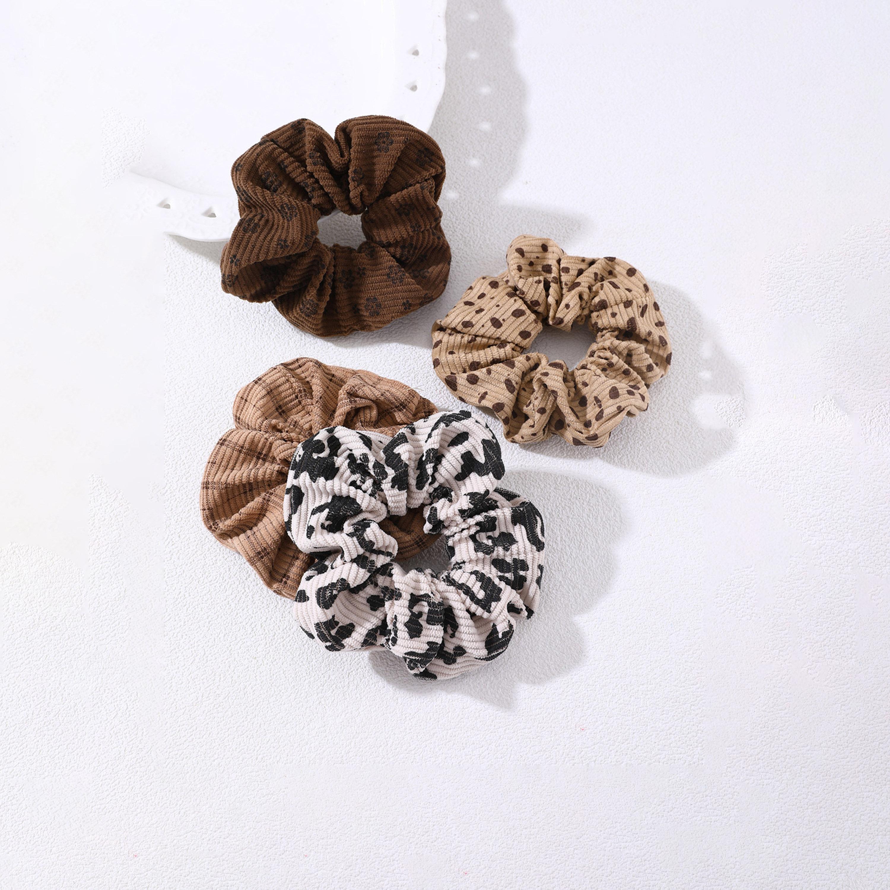 Take Two Set of 4 - Printed Hair Tie-women-hairaccessories-bands-image-3