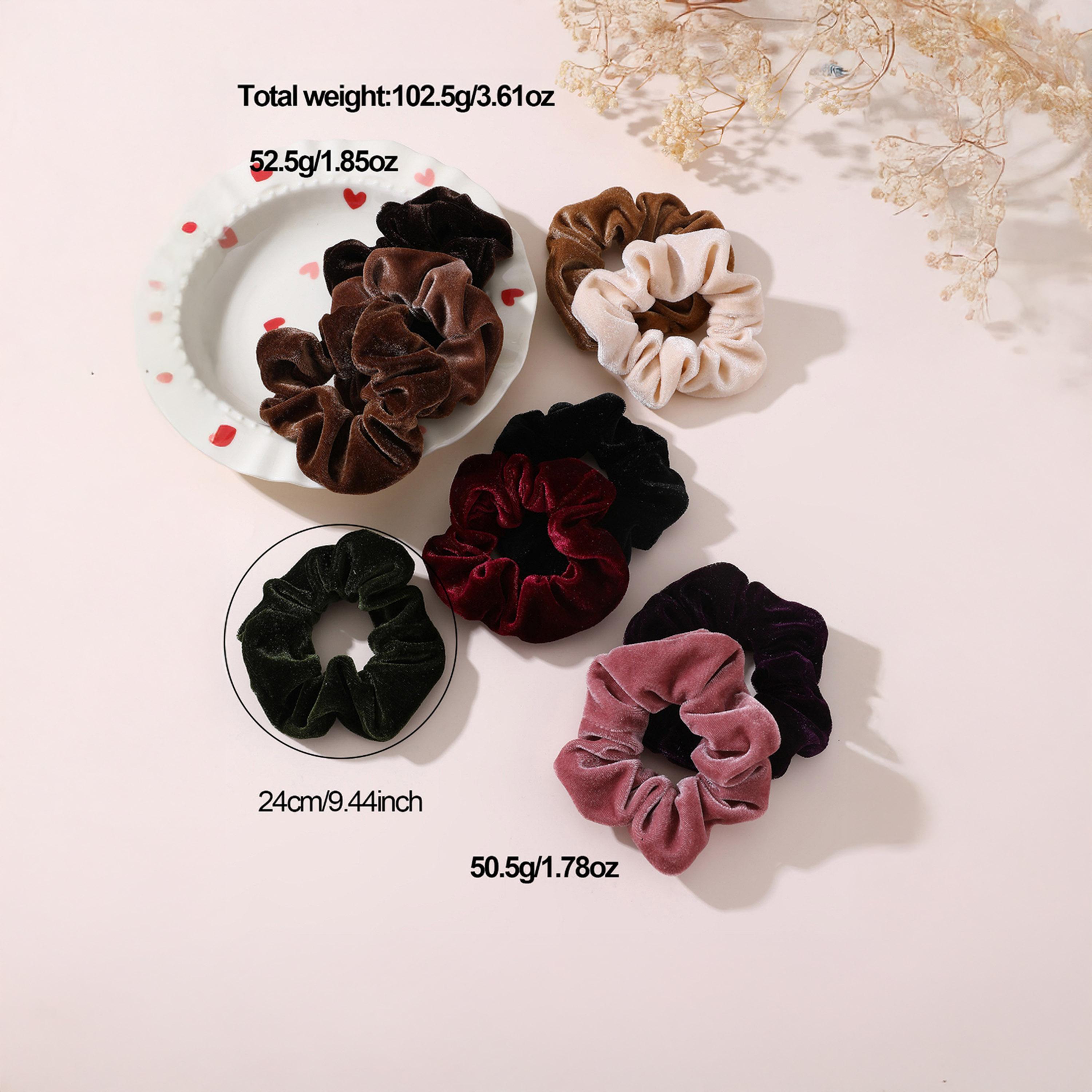 تيك تو - طقم 10 ربطات شعر سادة-women-hairaccessories-bands-image-4