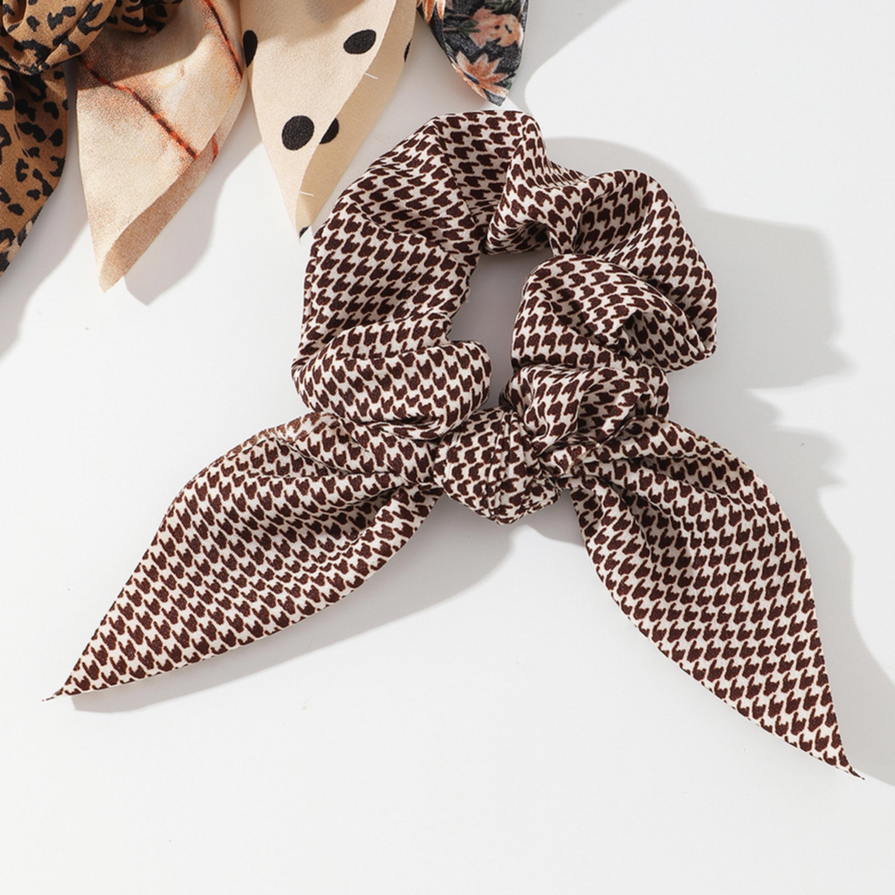تيك تو - طقم 6 ربطات شعر على شكل فيونكة-women-hairaccessories-bands-image-4