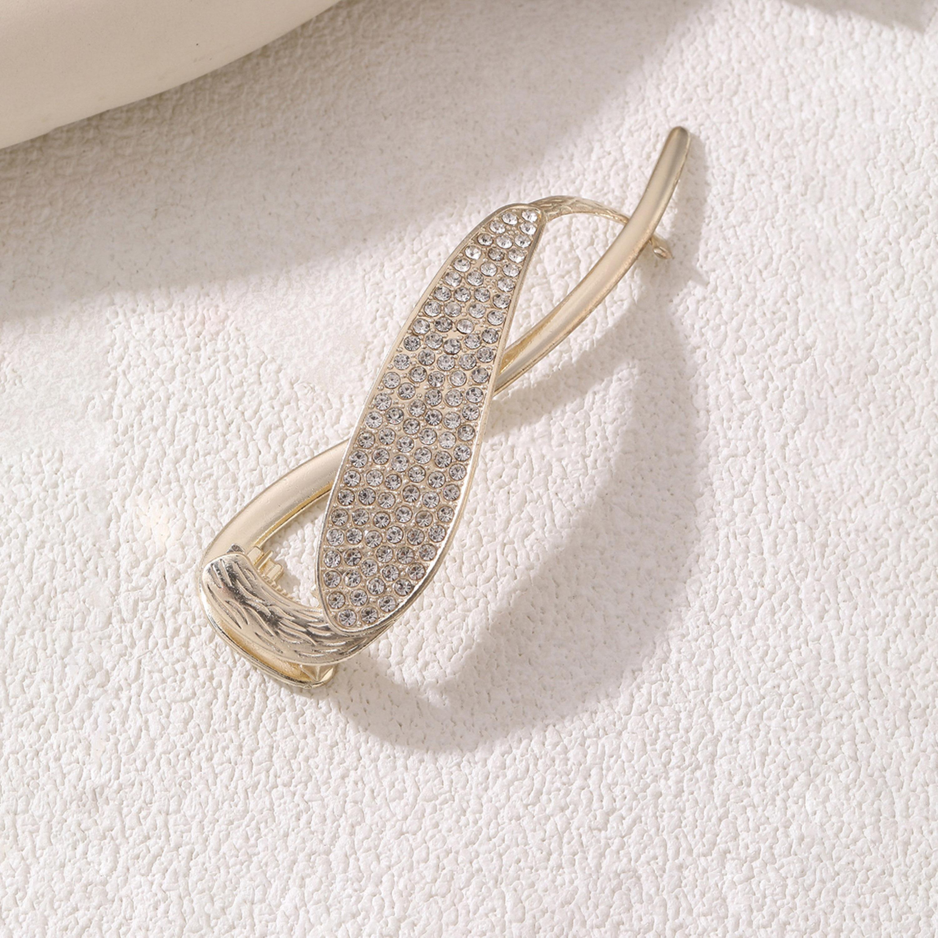 تيك تو - مشبك شعر  مزين بأحجار الراين-women-hairaccessories-clips-image-1