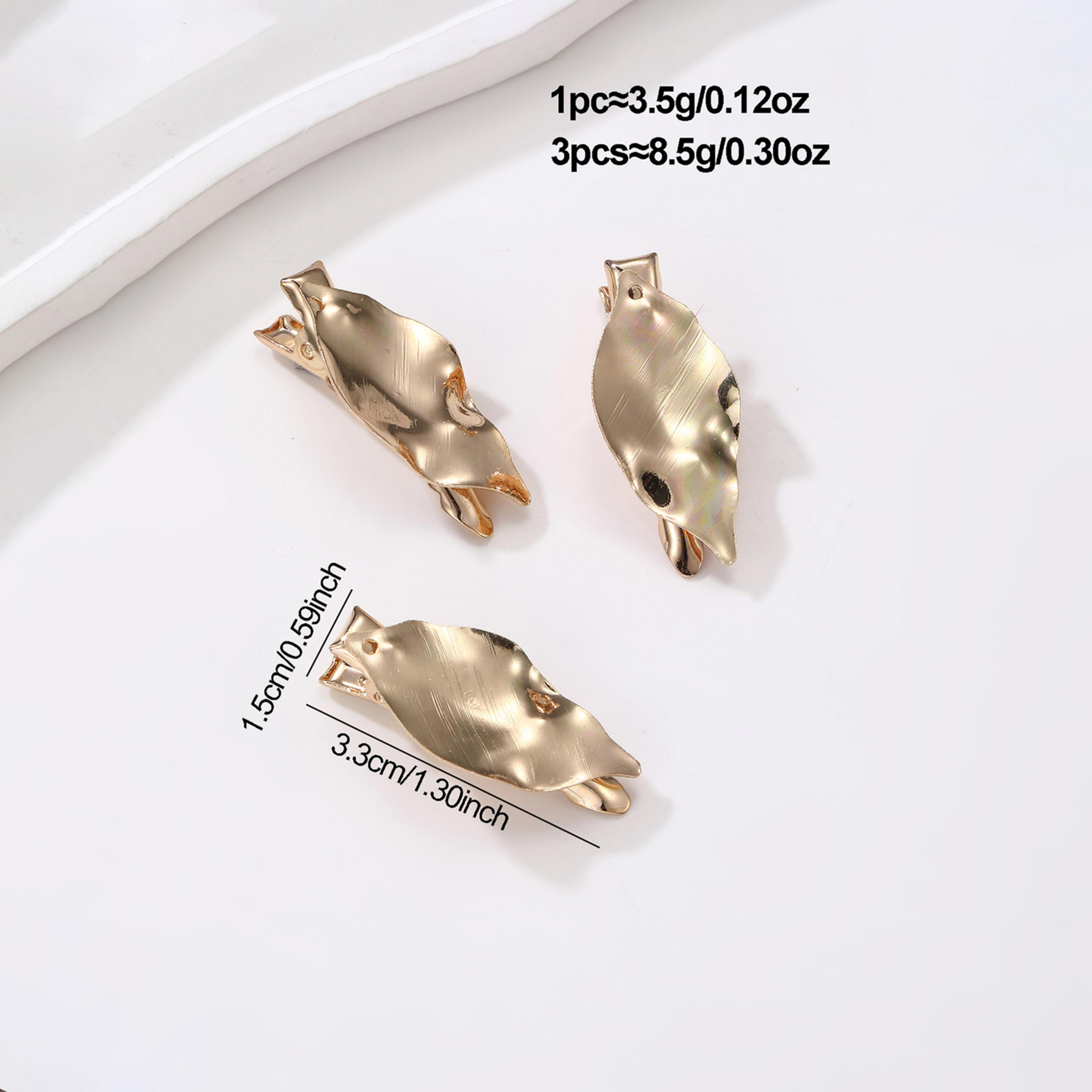 Take Two Leaf Shape Iron Hair Clip-women-hairaccessories-clips-image-4