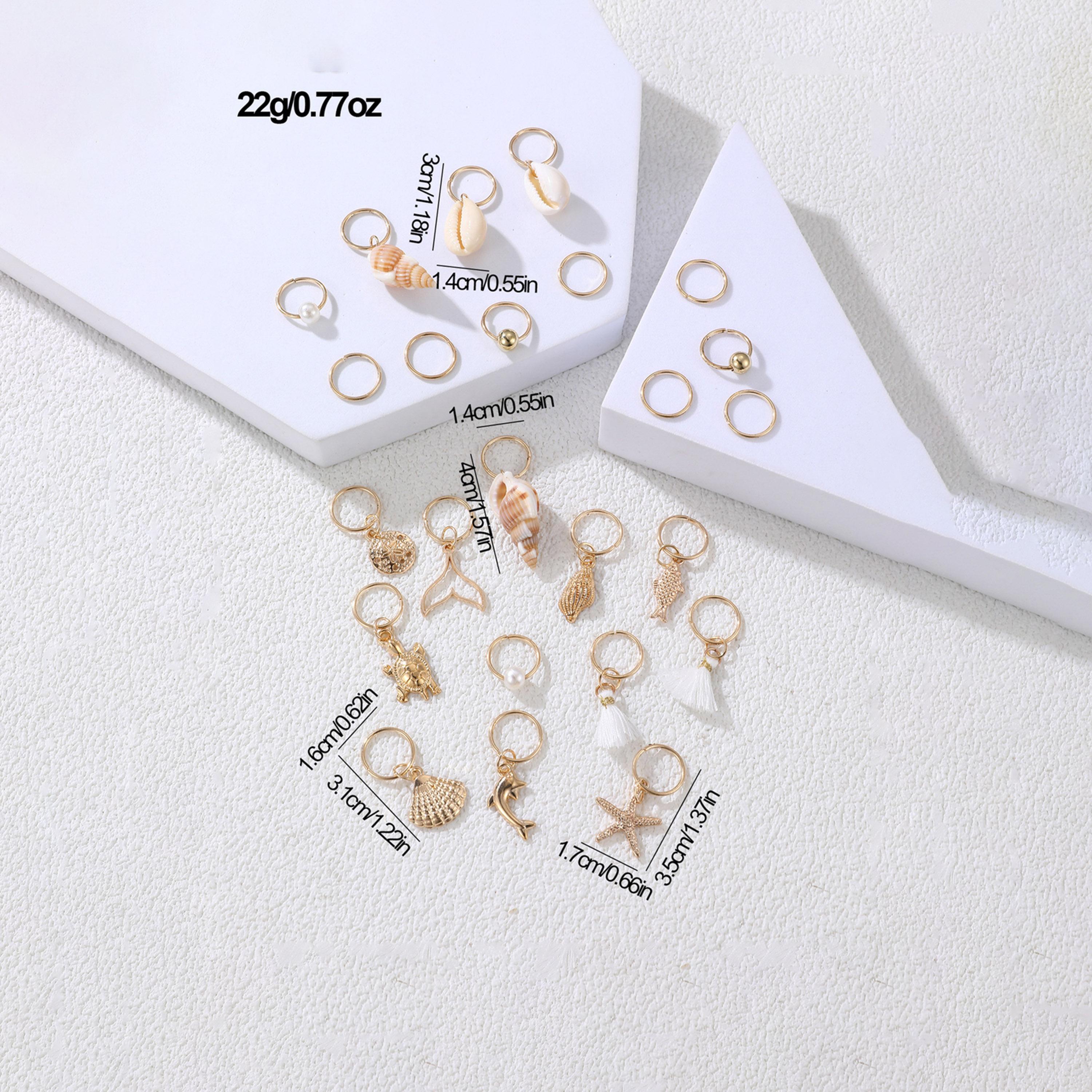 تيك تو - طقم 24 حلقة شعر بطابع بحري-women-hairaccessories-others-image-4