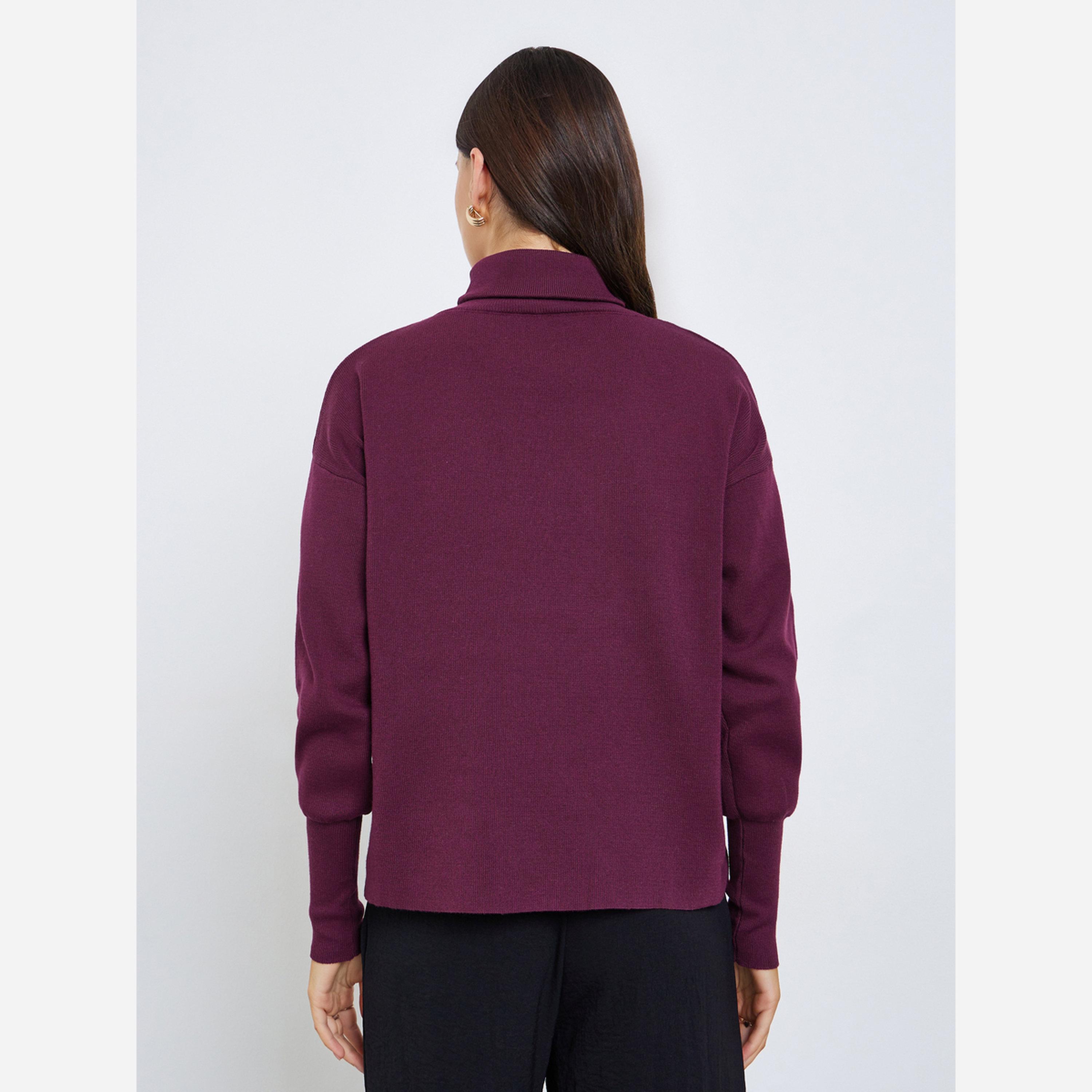 Styli Oversized Short Length Turtle Neck Sweater-women-clothing-cardigansandjumpers-jumpers-image-4