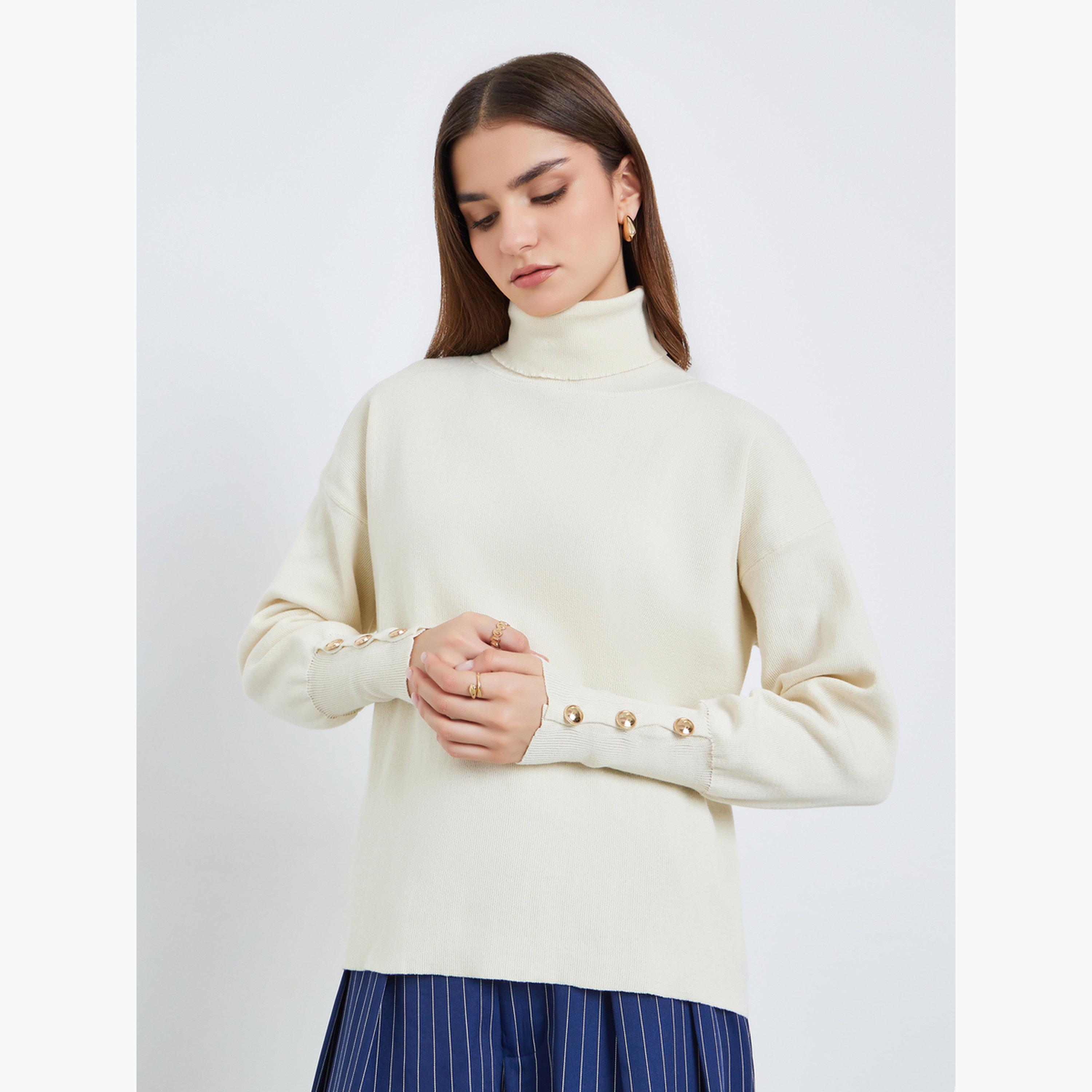 سويتر بياقة عالية وبقصة واسعة-women-clothing-cardigansandjumpers-jumpers-image-3