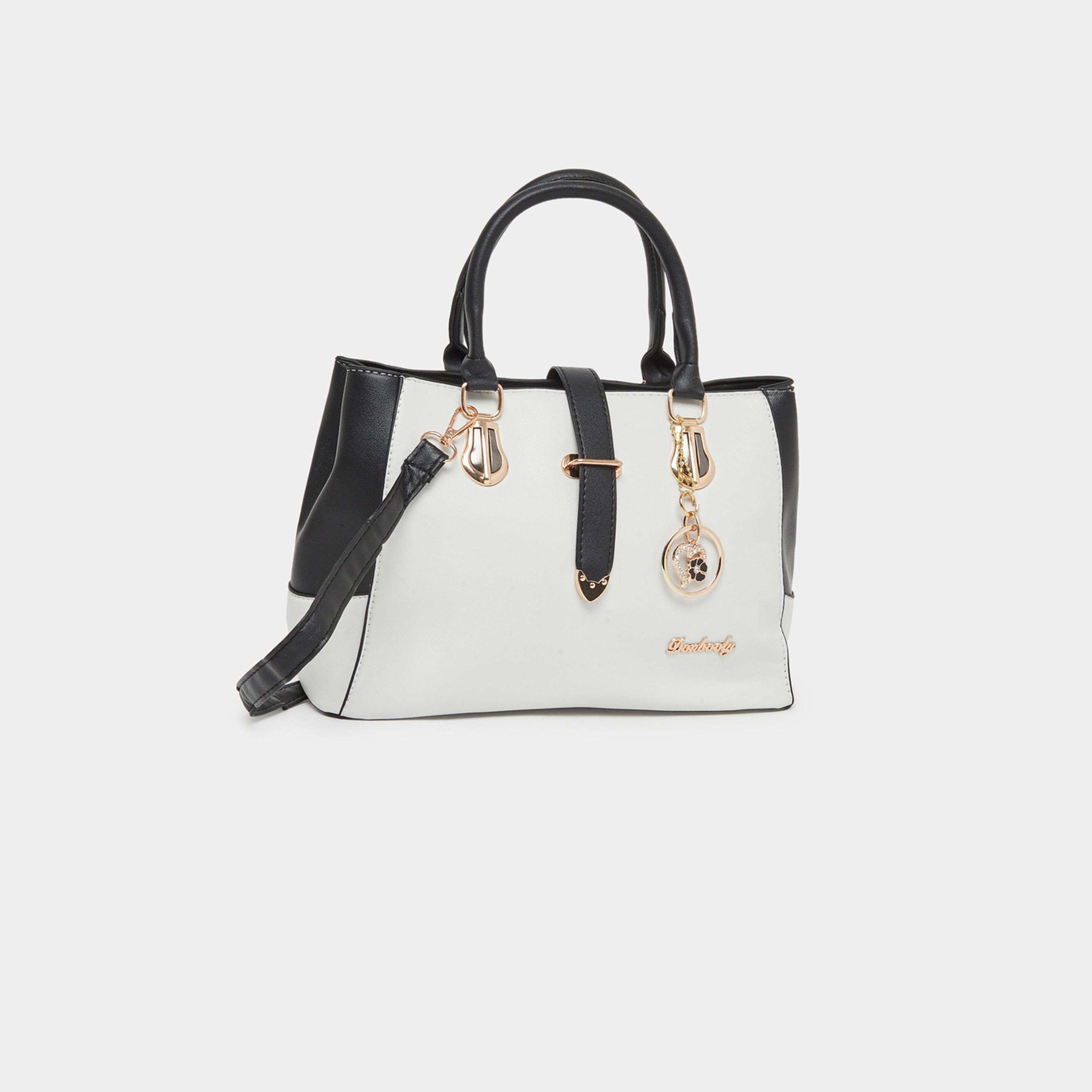 تيك تو - شنطة يد بيضاء اللون مع تعليقة متدلي-women-bagsandwallets-handbags-image-1