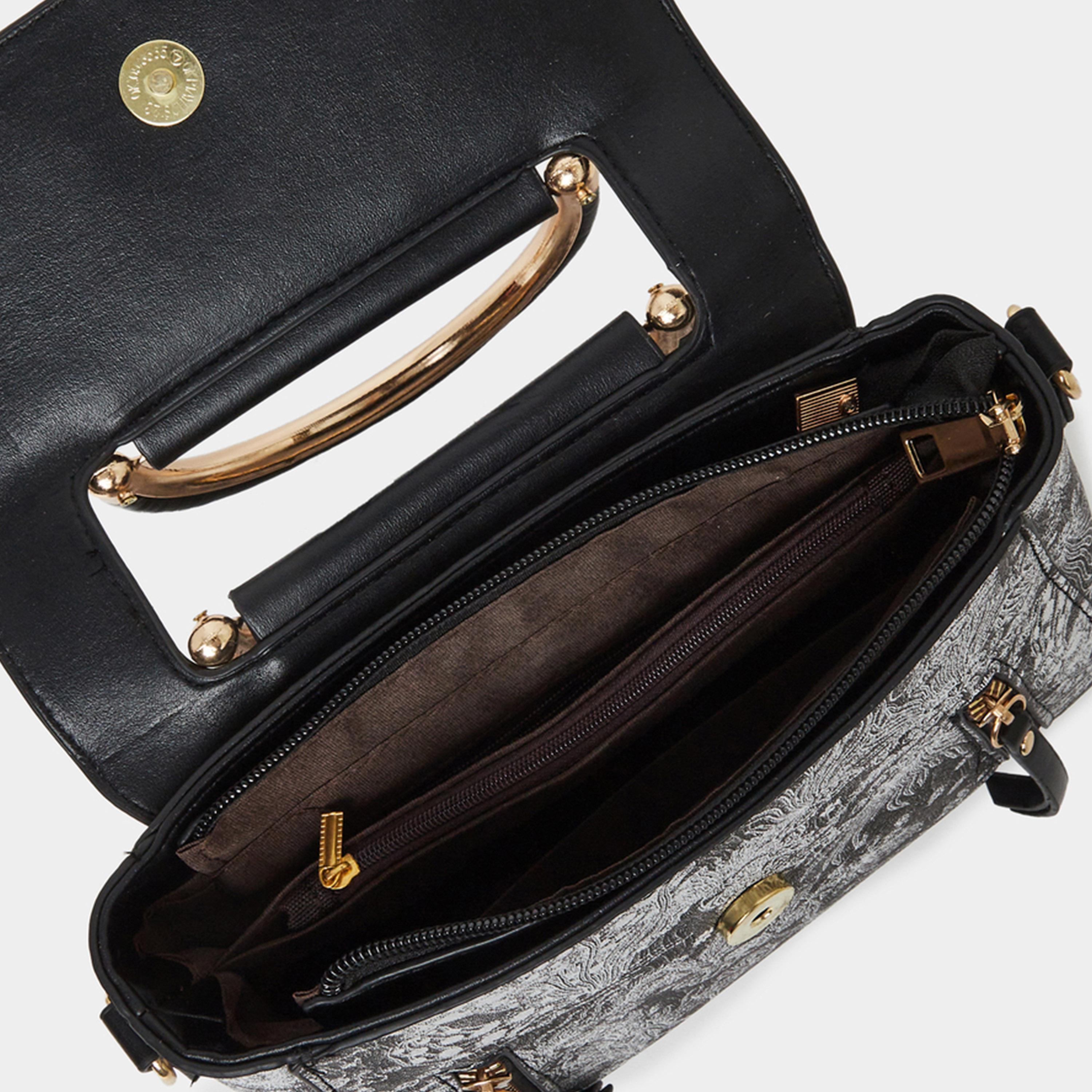 تيك تو - شنطة يد بنقشة زهور مع تعليقة قابل للطي-women-bagsandwallets-handbags-image-3