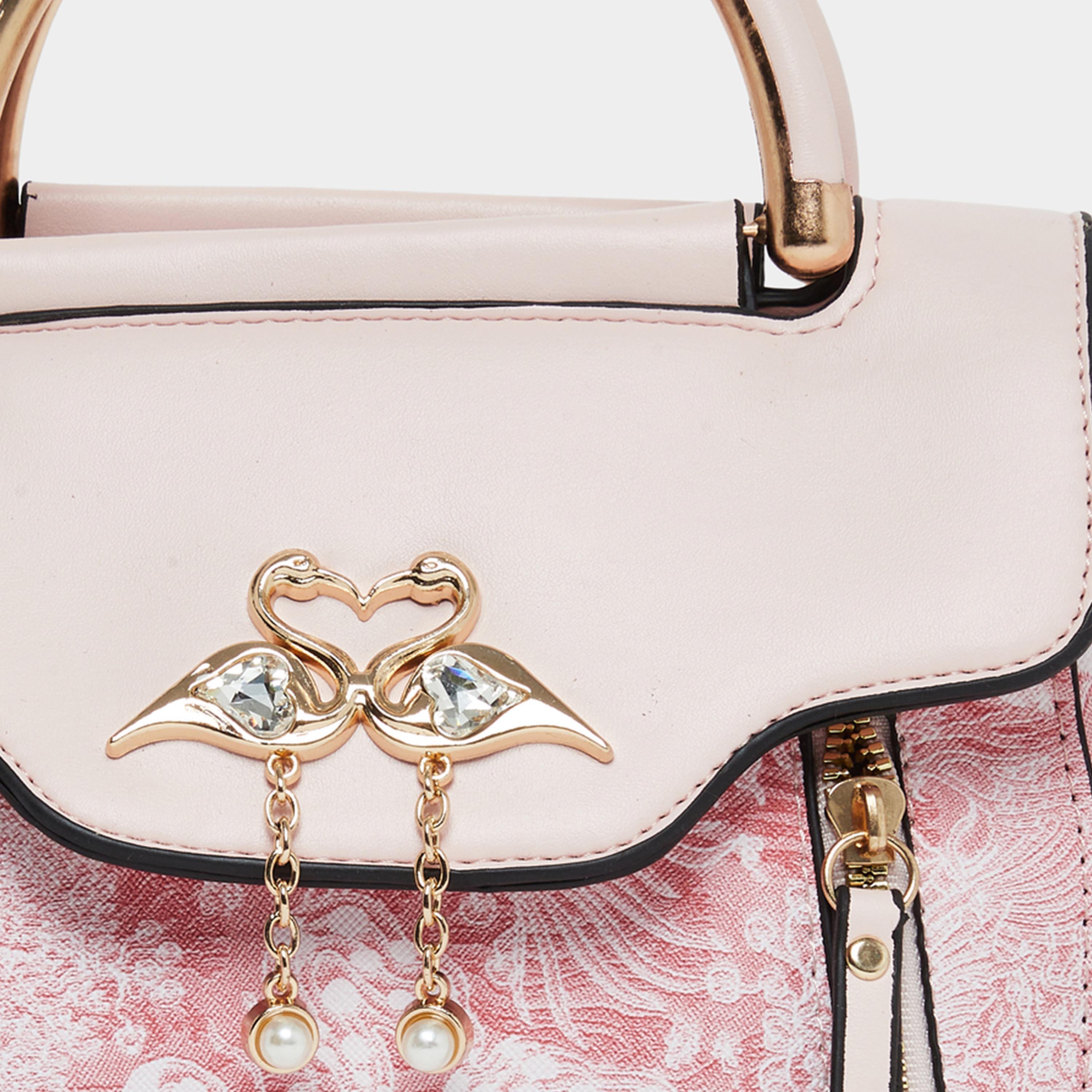 تيك تو - شنطة يد بنقشة زهور مع تعليقة قابل للطي-women-bagsandwallets-handbags-image-4