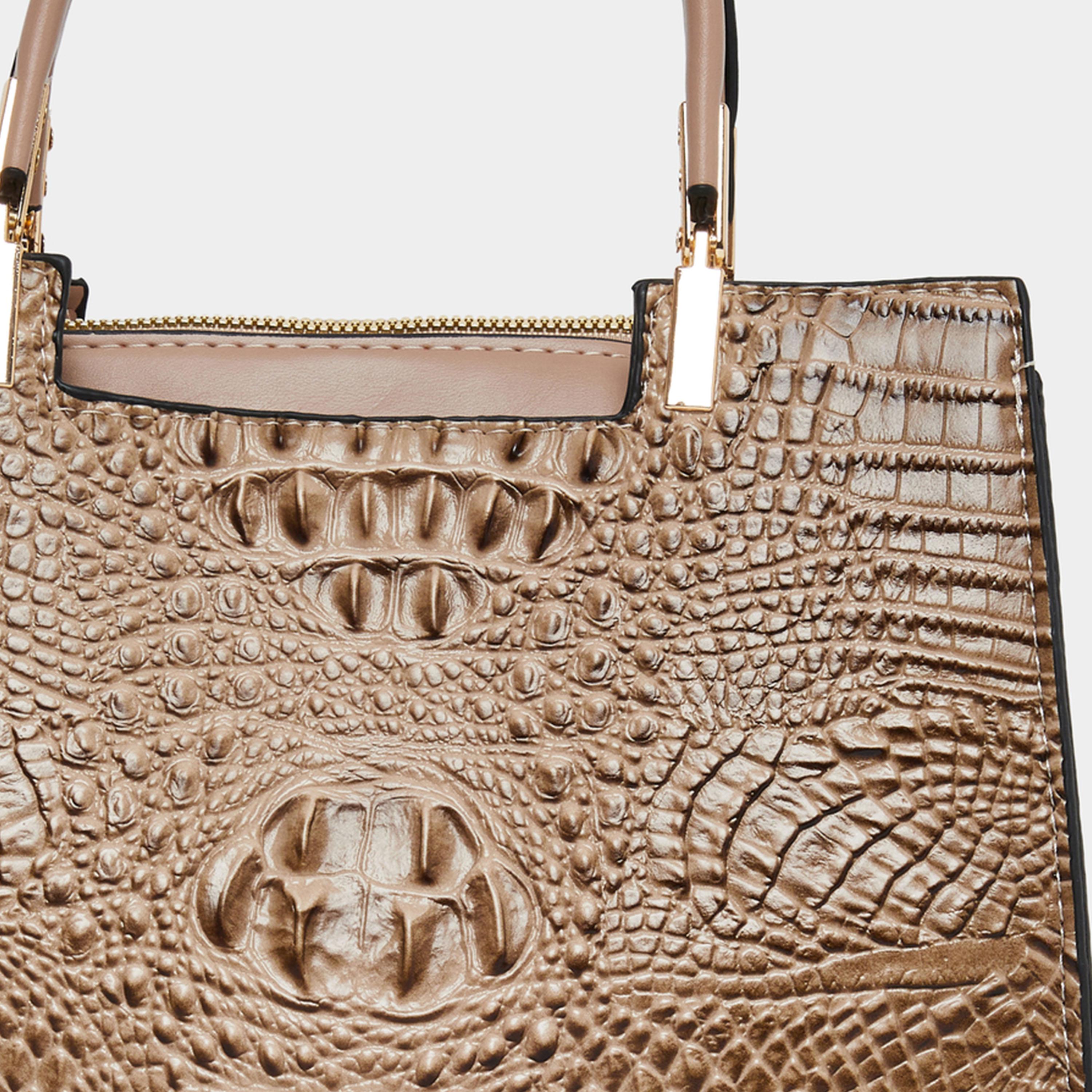 تيك تو - شنطة يد بمقبض مزدوج من جلد التمساح-women-bagsandwallets-handbags-image-4