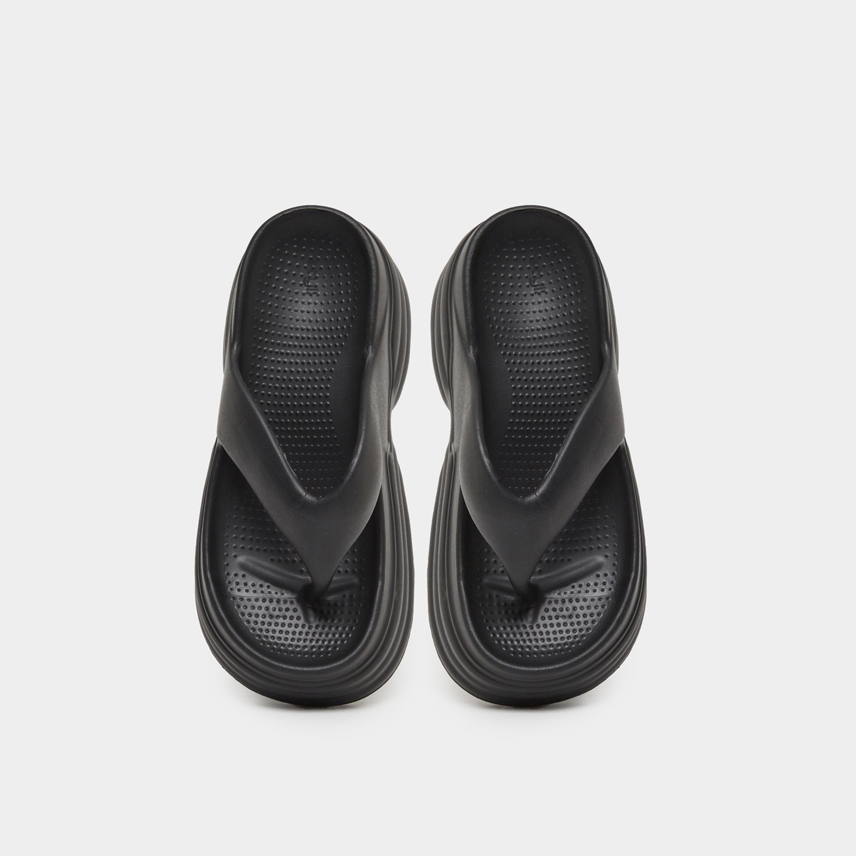 ستايلي - شبشب أسود بكعب سميك ومقدمة رفيعة للنساء-women-shoes-sandals-heeled-image-5