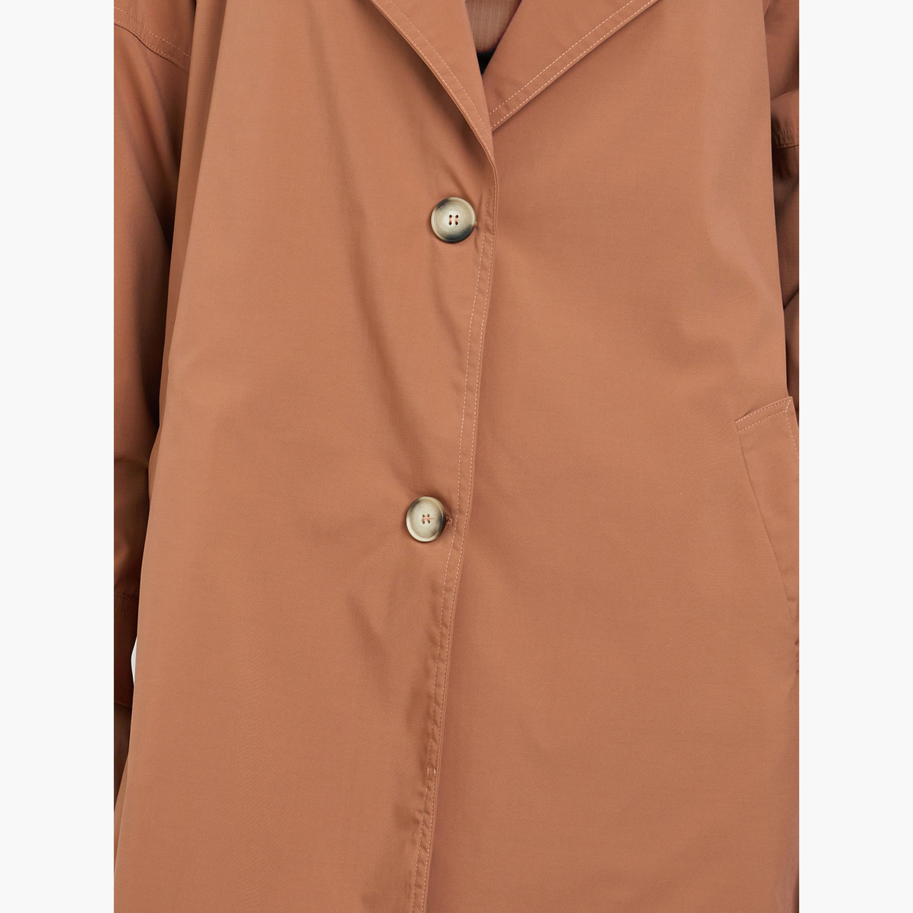 ستايلي - معطف ترنش طويل بأزرار لون صدأ-women-clothing-coatsandjackets-coats-image-4
