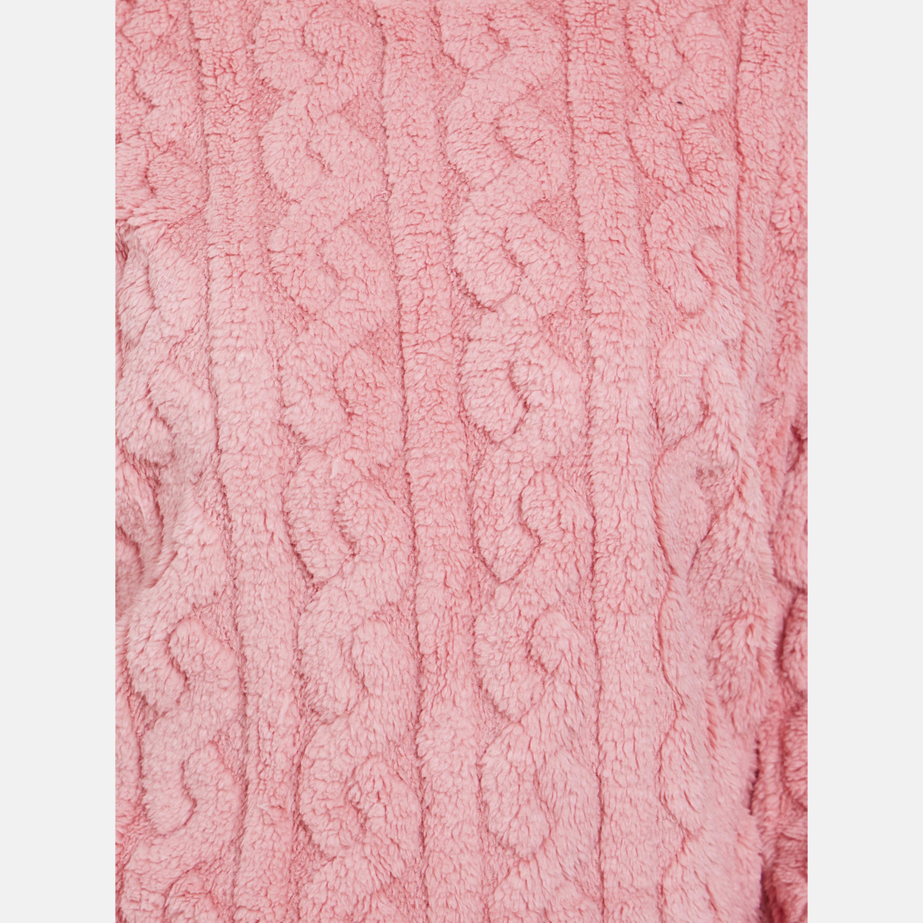 Styli Cable Knit Fleece Top and Cuffed Joggers Set-women-clothing-nightwear-pyjamas-longsets-image-3