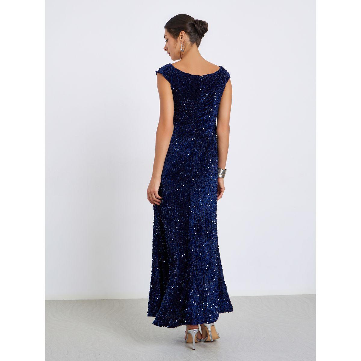 فستان سهرة طويل بترتر بلا أكمام-women-clothing-dresses-image-6