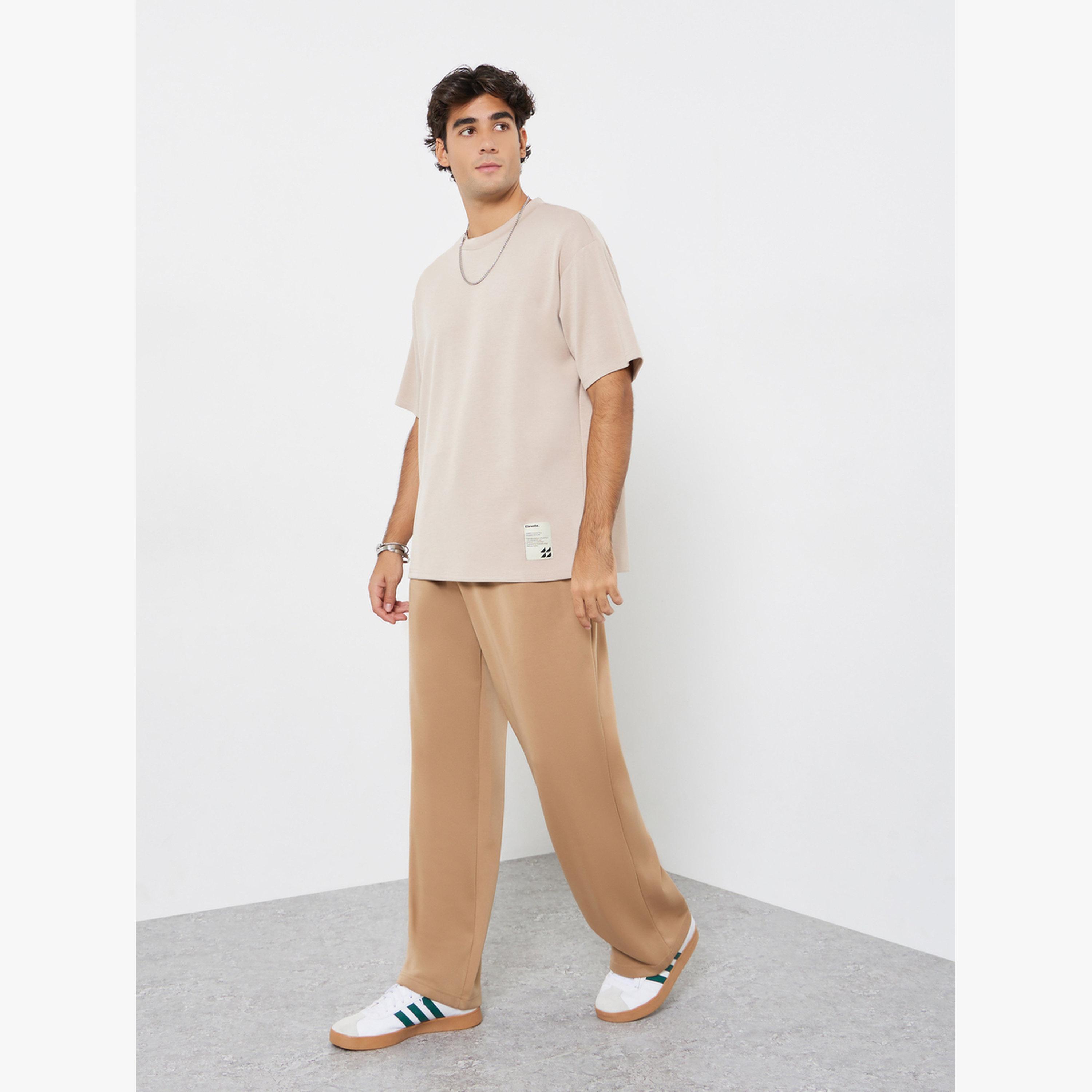Styli Men Oversized Soft Heavy Jersey T-Shirt with Badge-men-clothing-tshirtsandpolos-tshirts-image-2