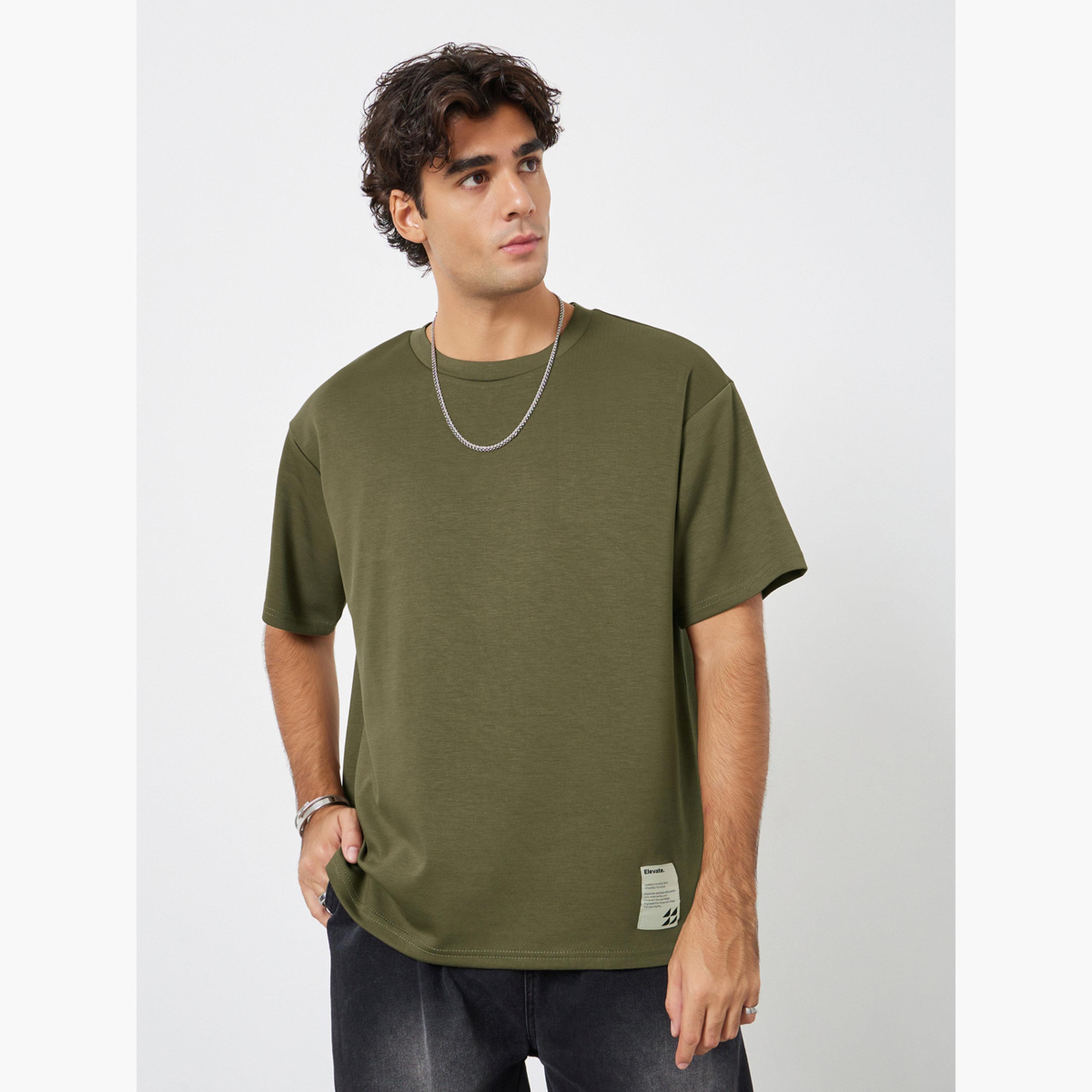 Styli Men Oversized Soft Heavy Jersey T-Shirt with Badge-men-clothing-tshirtsandpolos-tshirts-image-1