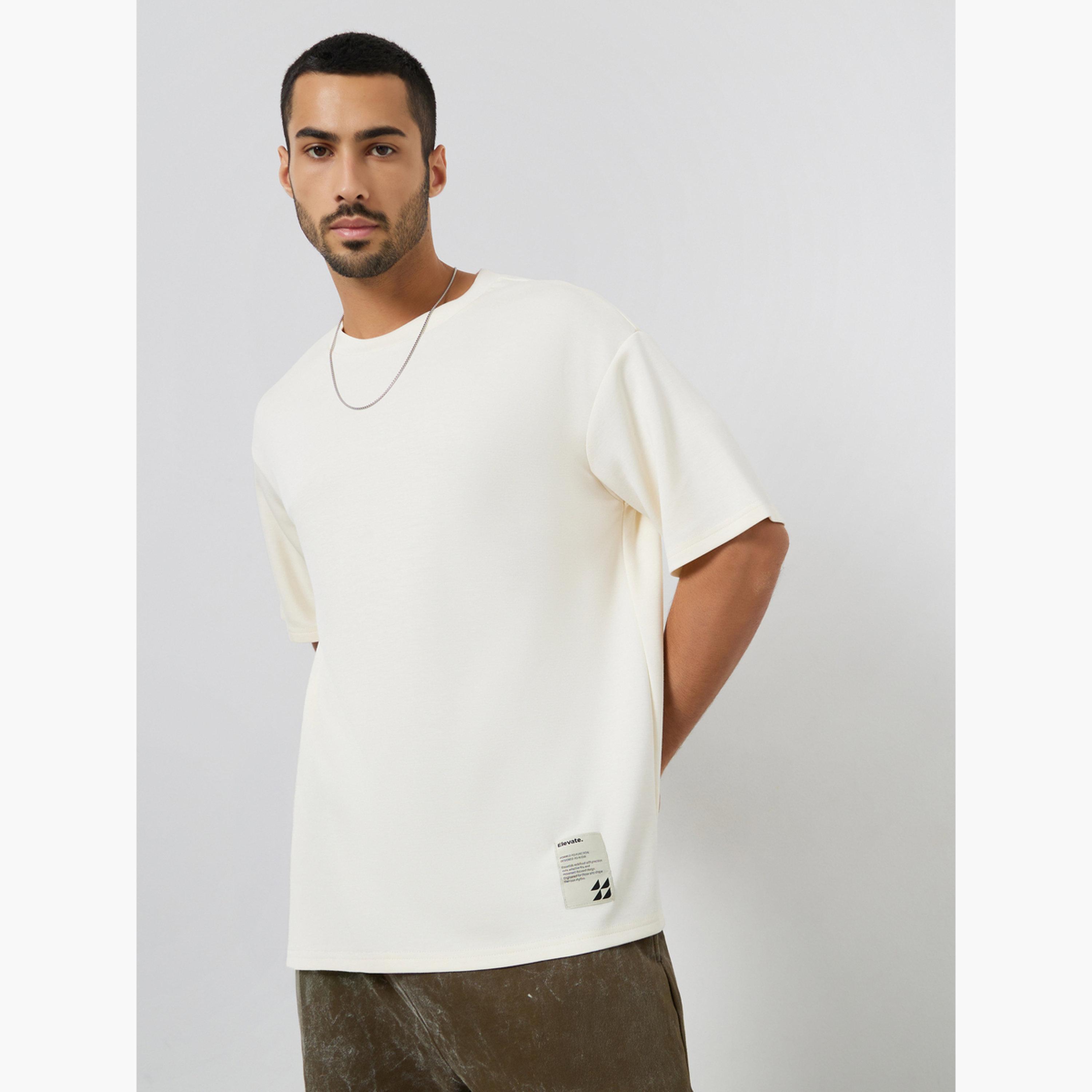 Styli Men Oversized Soft Heavy Jersey T-Shirt with Badge-men-clothing-tshirtsandpolos-tshirts-image-1
