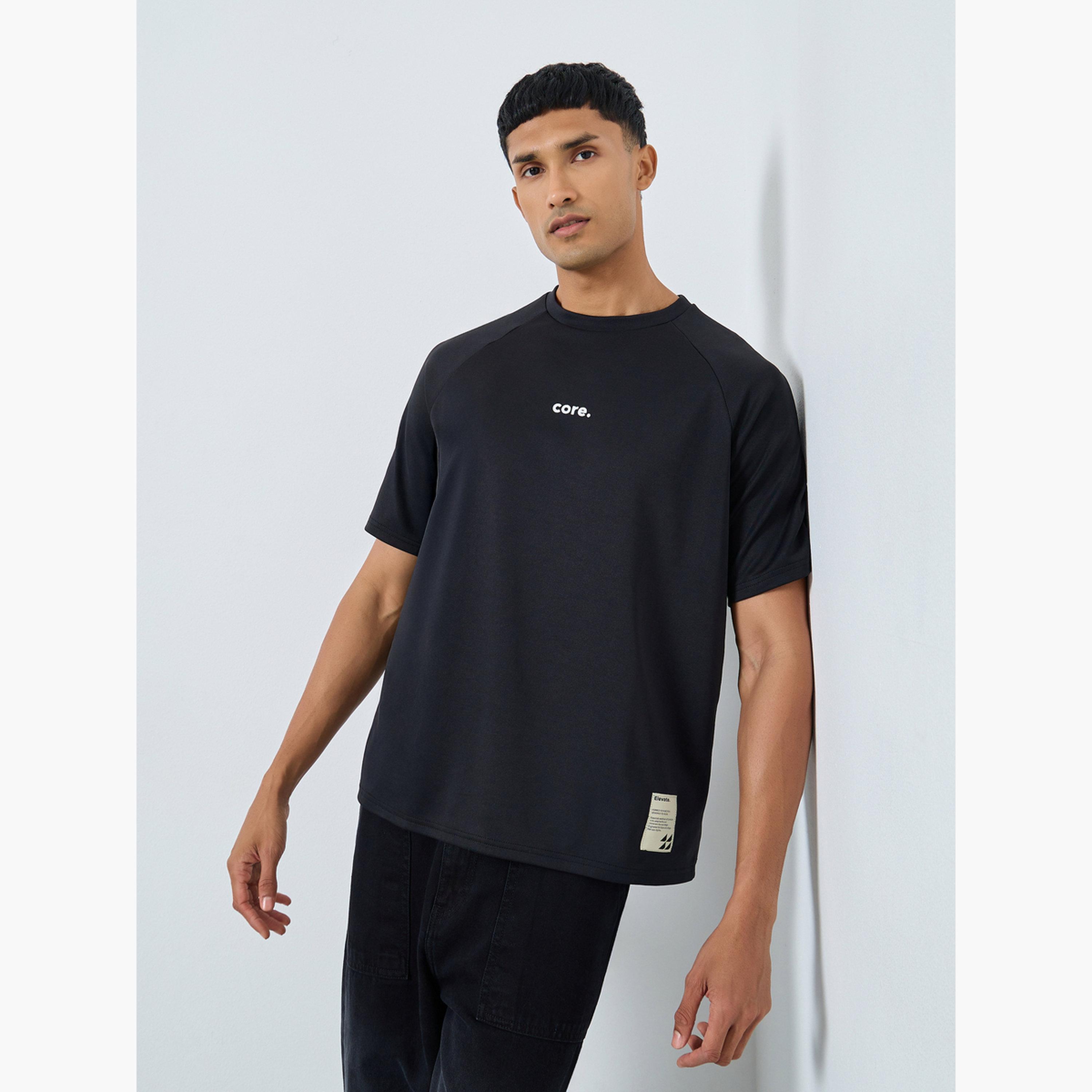 Styli Oversized Minimal Print Heavy Jersey T-Shirt-men-clothing-tshirtsandpolos-tshirts-image-1