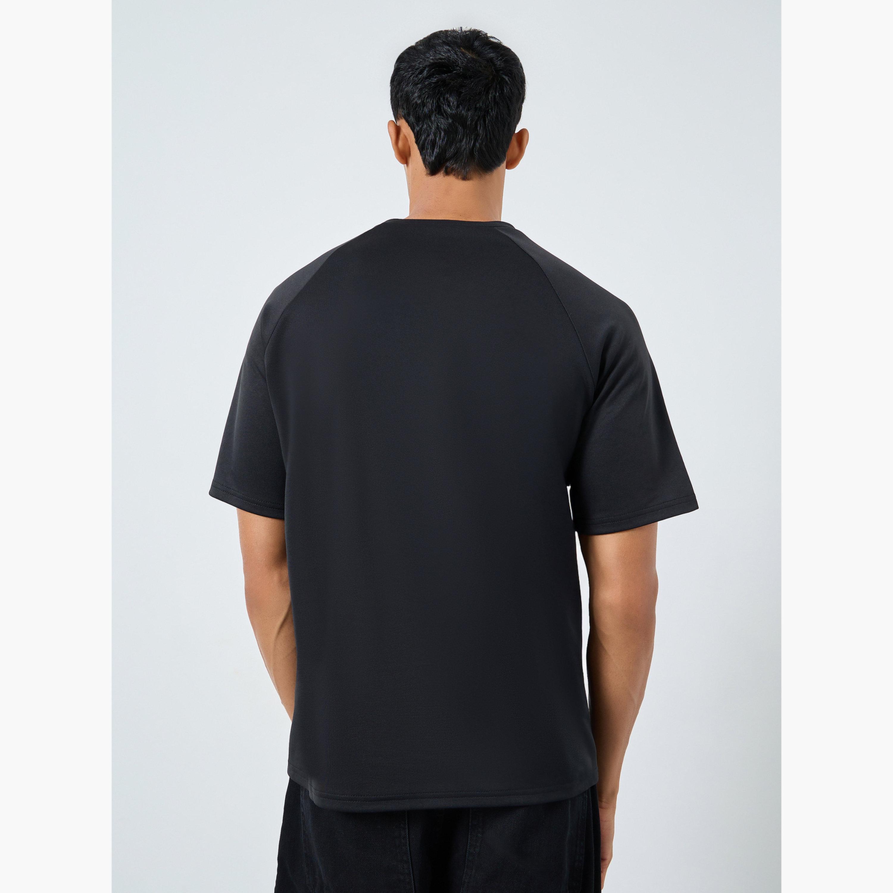 Styli Oversized Minimal Print Heavy Jersey T-Shirt-men-clothing-tshirtsandpolos-tshirts-image-3