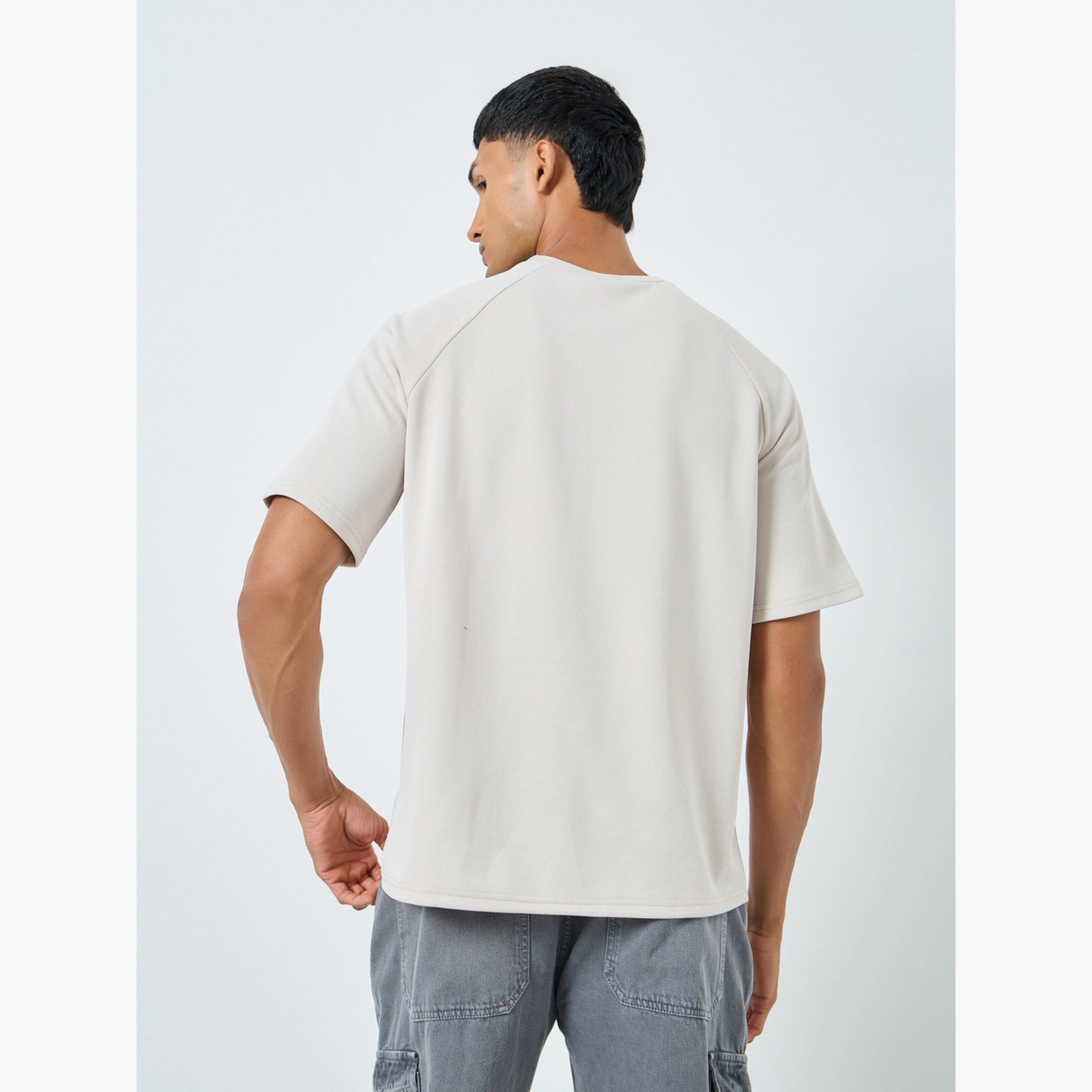 Styli Oversized Minimal Print Heavy Jersey T-Shirt-men-clothing-tshirtsandpolos-tshirts-image-3