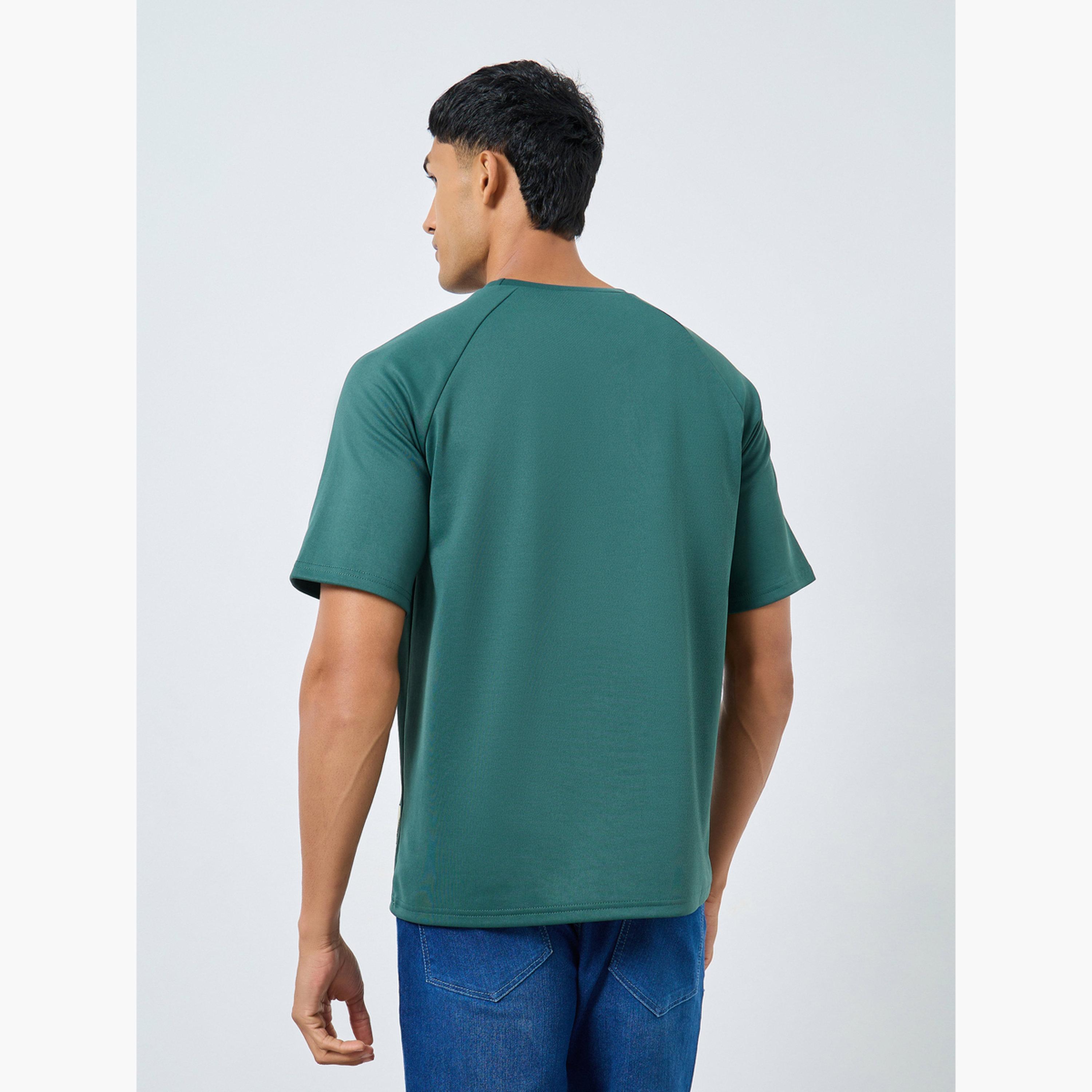 Styli Oversized Minimal Print Heavy Jersey T-Shirt-men-clothing-tshirtsandpolos-tshirts-image-3