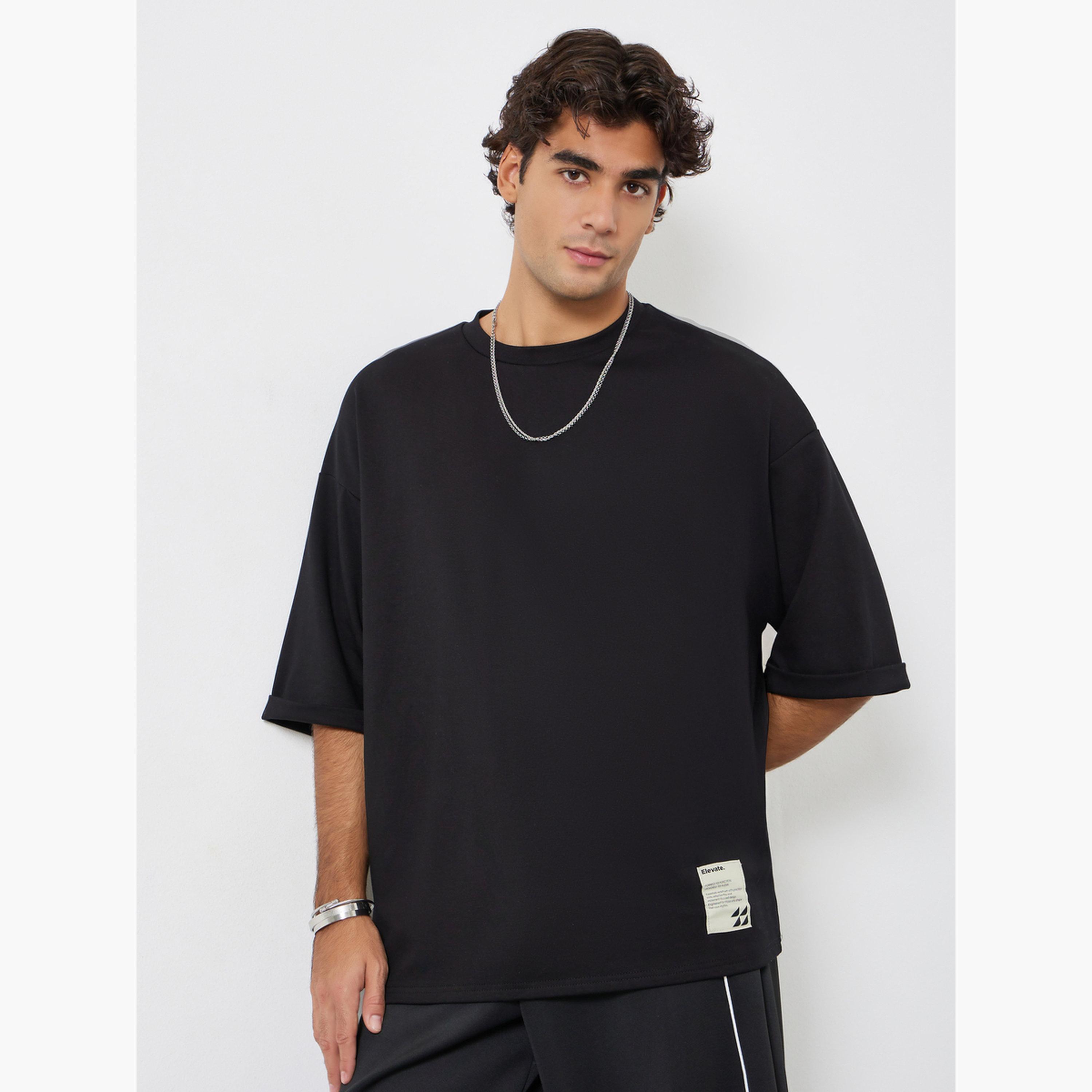 Styli Men Boxy Heavy Jersey Stretch Interlock T-Shirt-men-clothing-tshirtsandpolos-tshirts-image-1