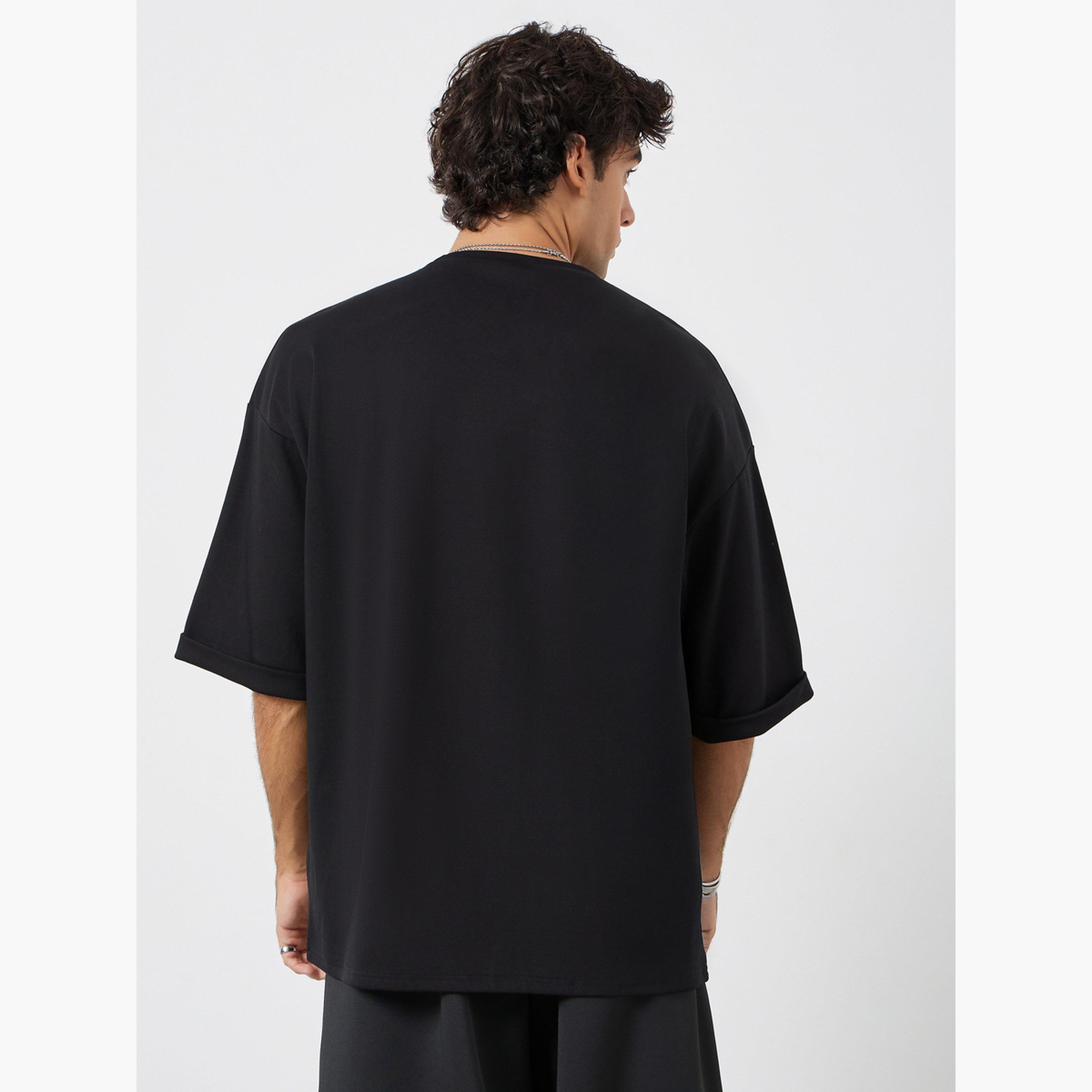 Styli Men Boxy Heavy Jersey Stretch Interlock T-Shirt-men-clothing-tshirtsandpolos-tshirts-image-3