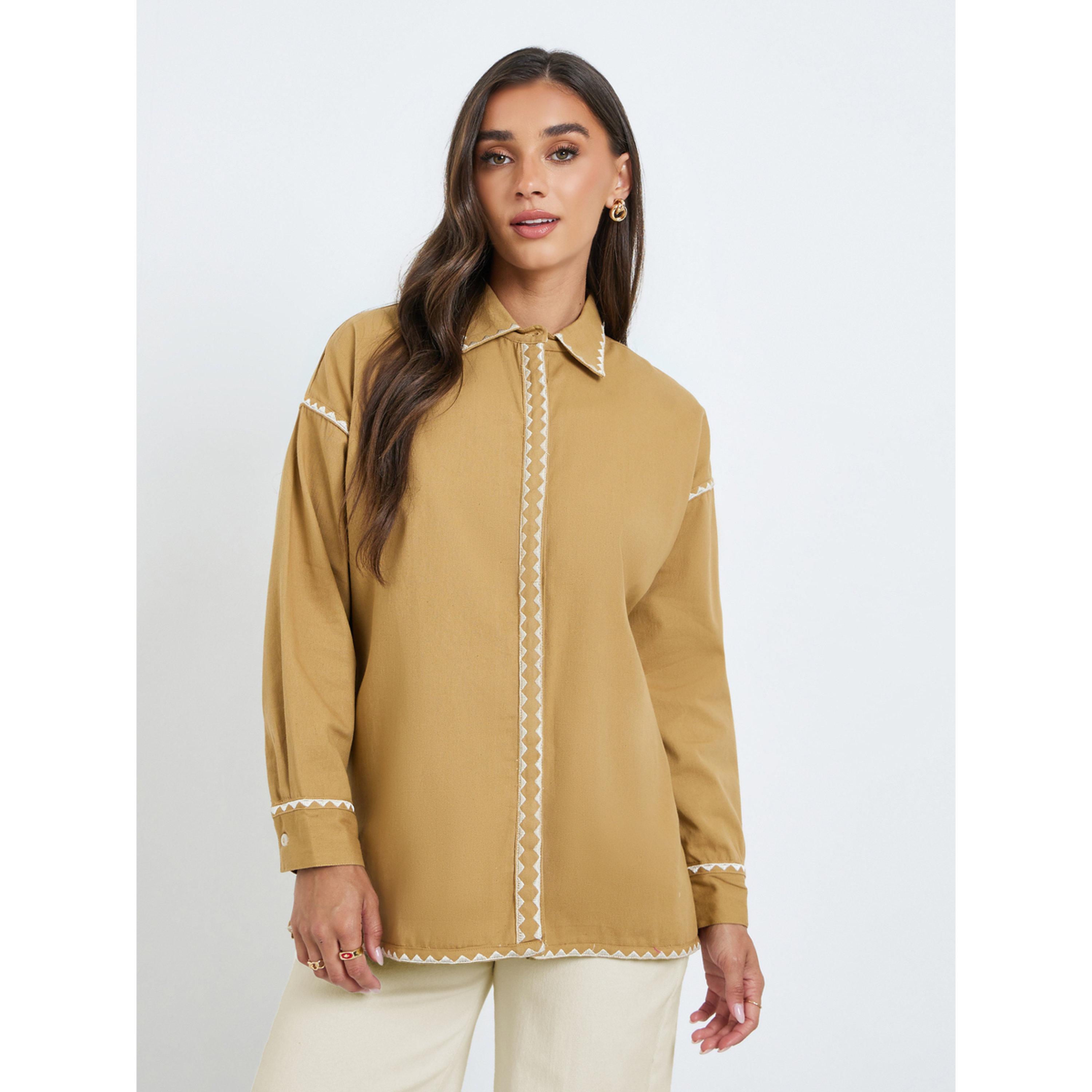 بلوزة بتفاصيل مُطرّزة-women-clothing-shirtsandblouses-shirts-image-1