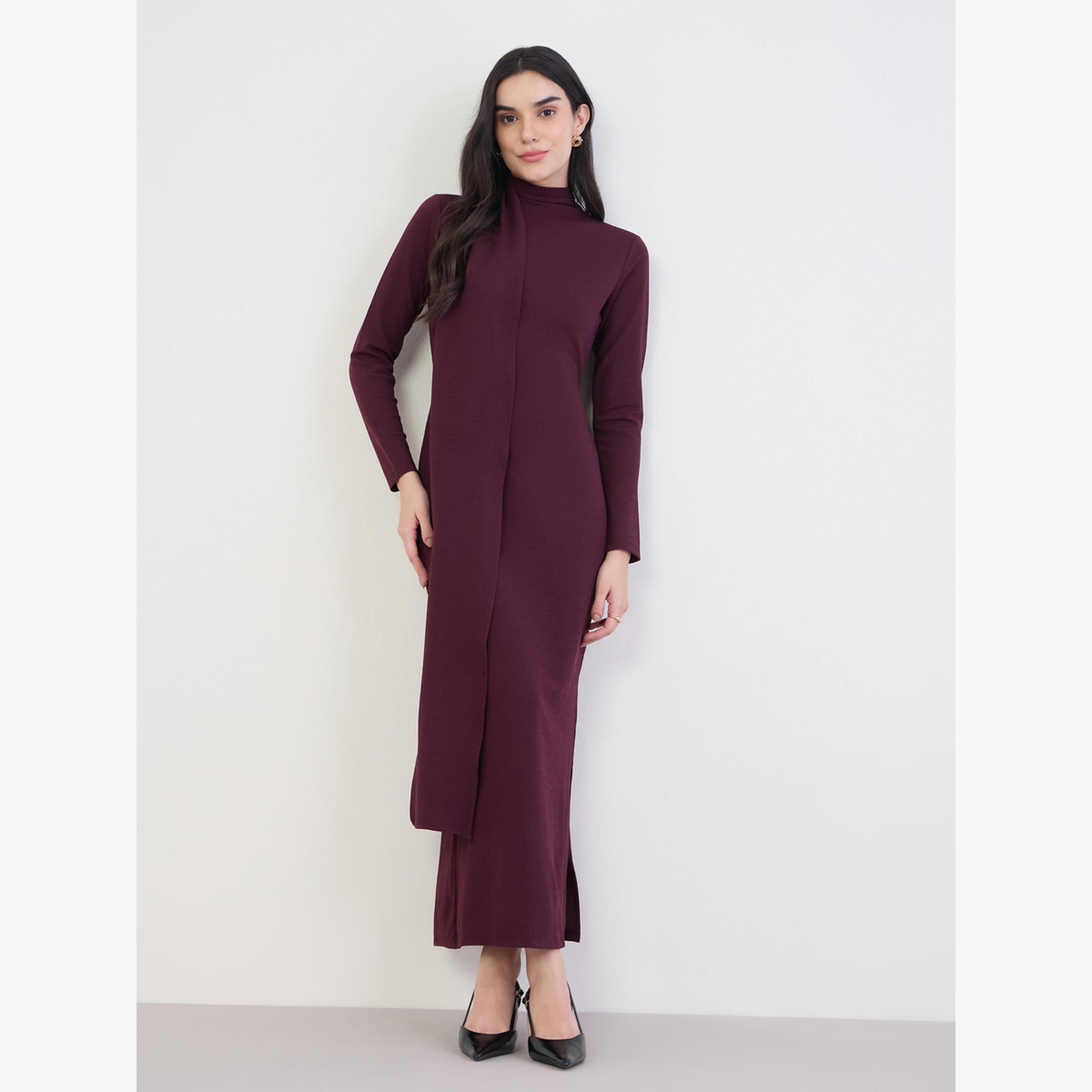 فستان طويل بقصة ضيقة-women-clothing-dresses-image-1