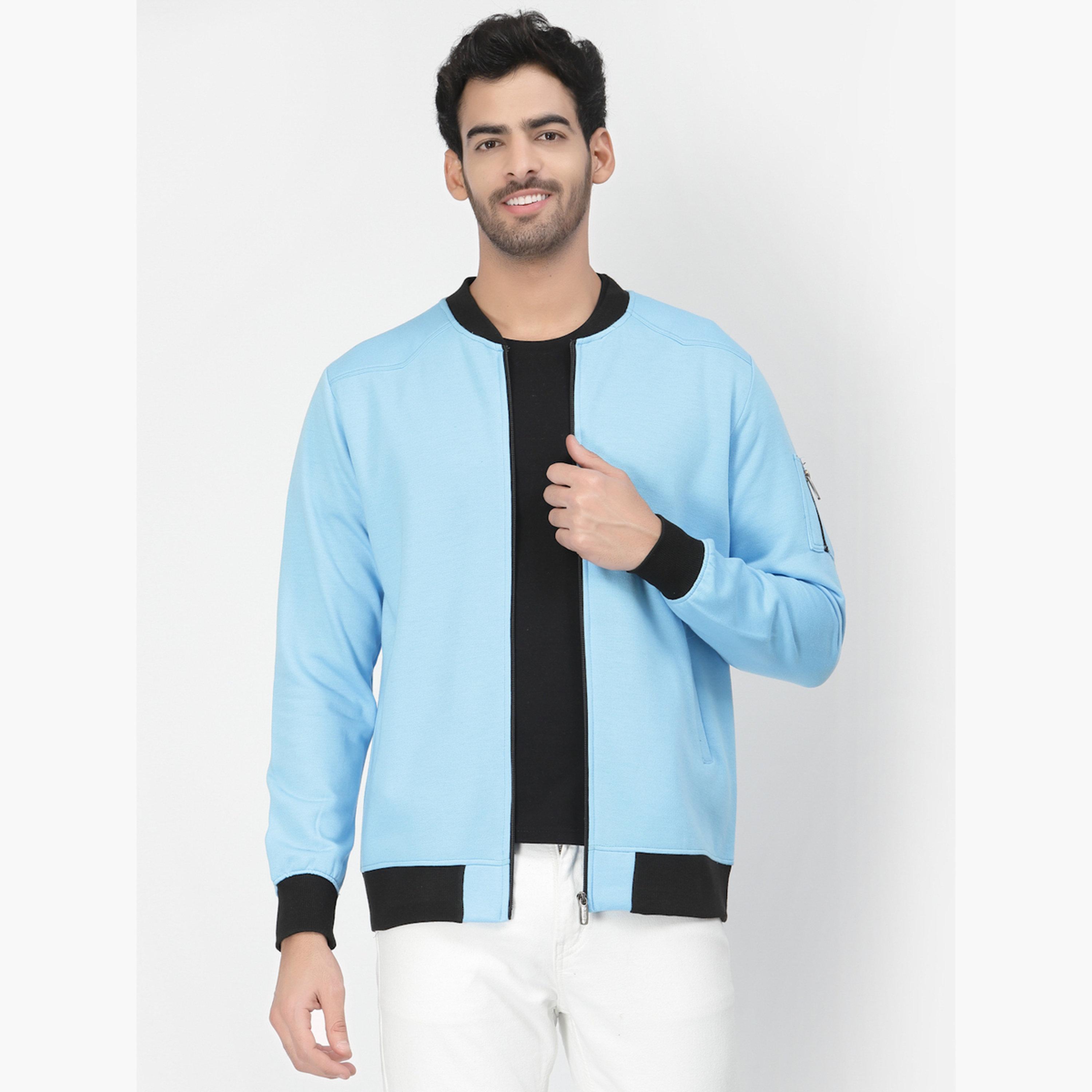 بوز - سويت شيرت رجالي بأكمام طويلة وياقة مستديرة وسحاب متعدد الألوان-men-clothing-jacketsandblazers-jackets-image-1