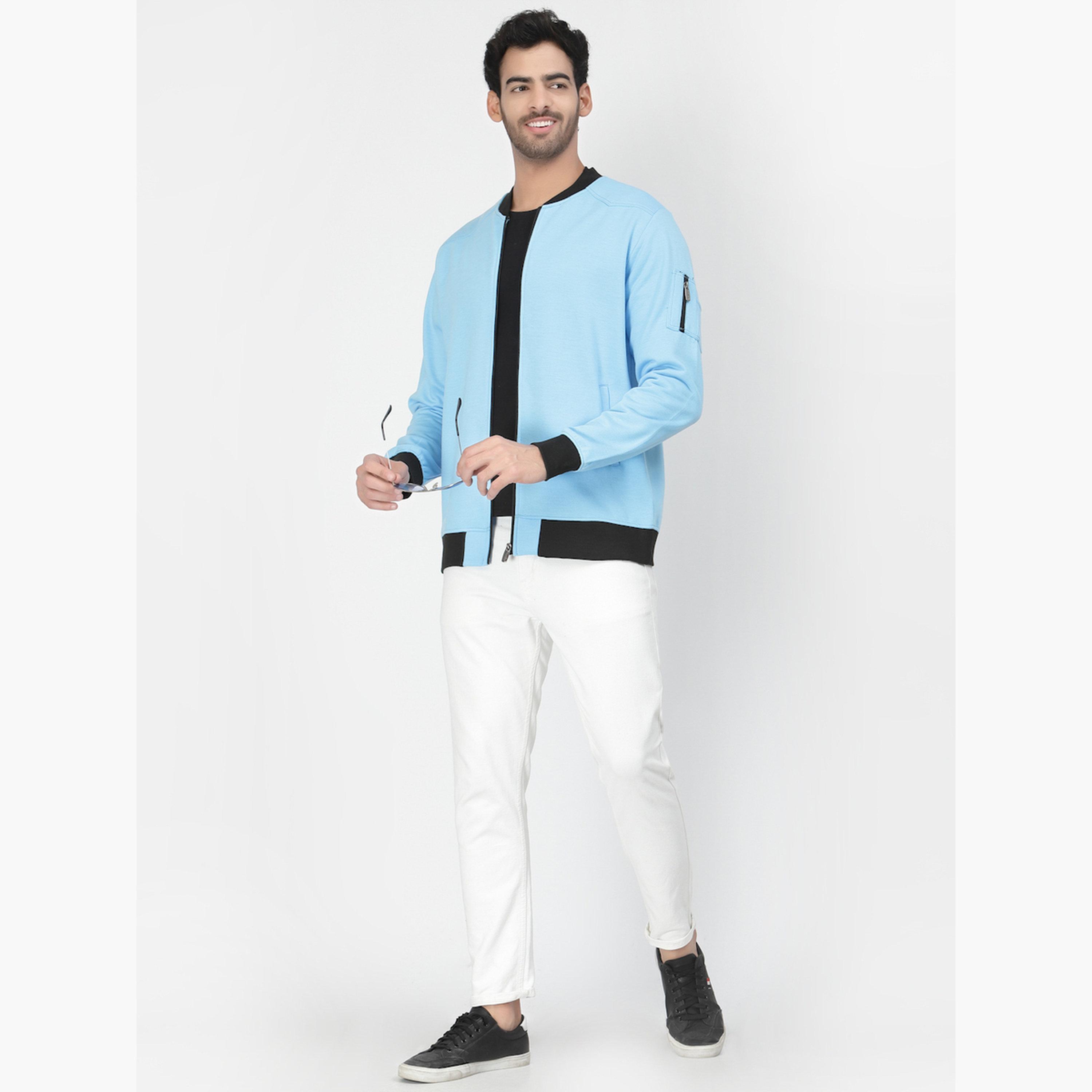 بوز - سويت شيرت رجالي بأكمام طويلة وياقة مستديرة وسحاب متعدد الألوان-men-clothing-jacketsandblazers-jackets-image-2