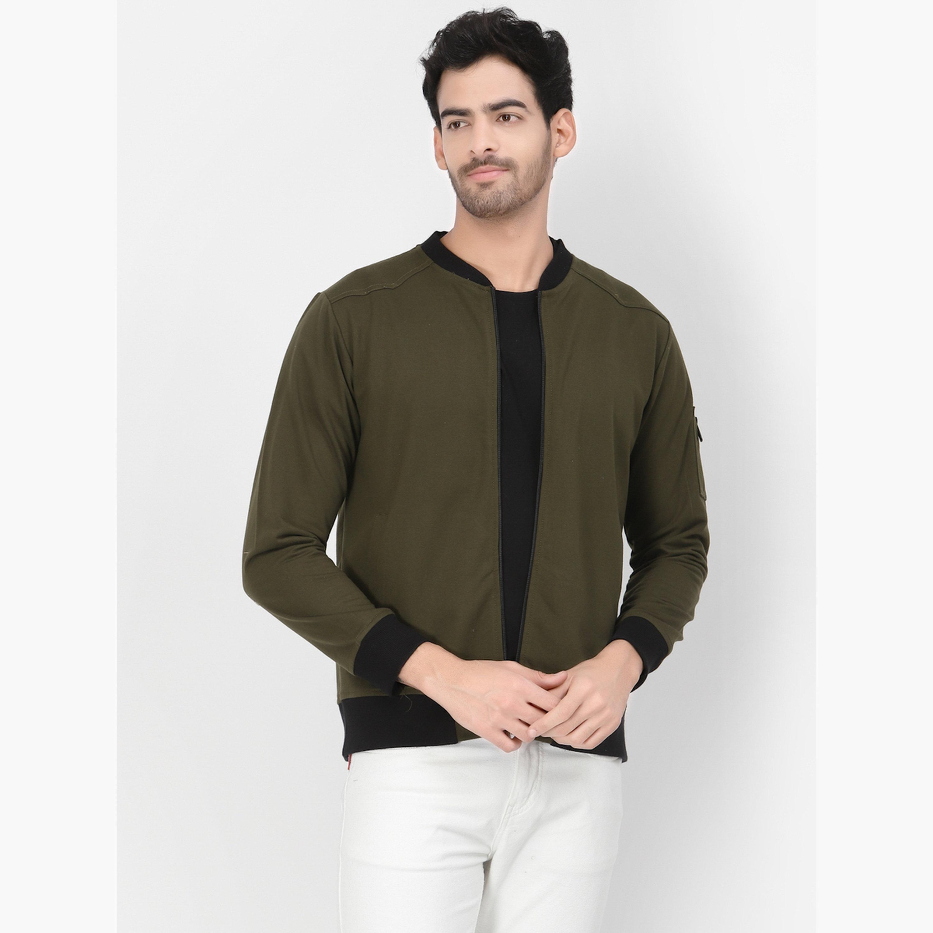 بوز - سويت شيرت رجالي بأكمام طويلة وياقة مستديرة وسحاب متعدد الألوان-men-clothing-jacketsandblazers-jackets-image-1