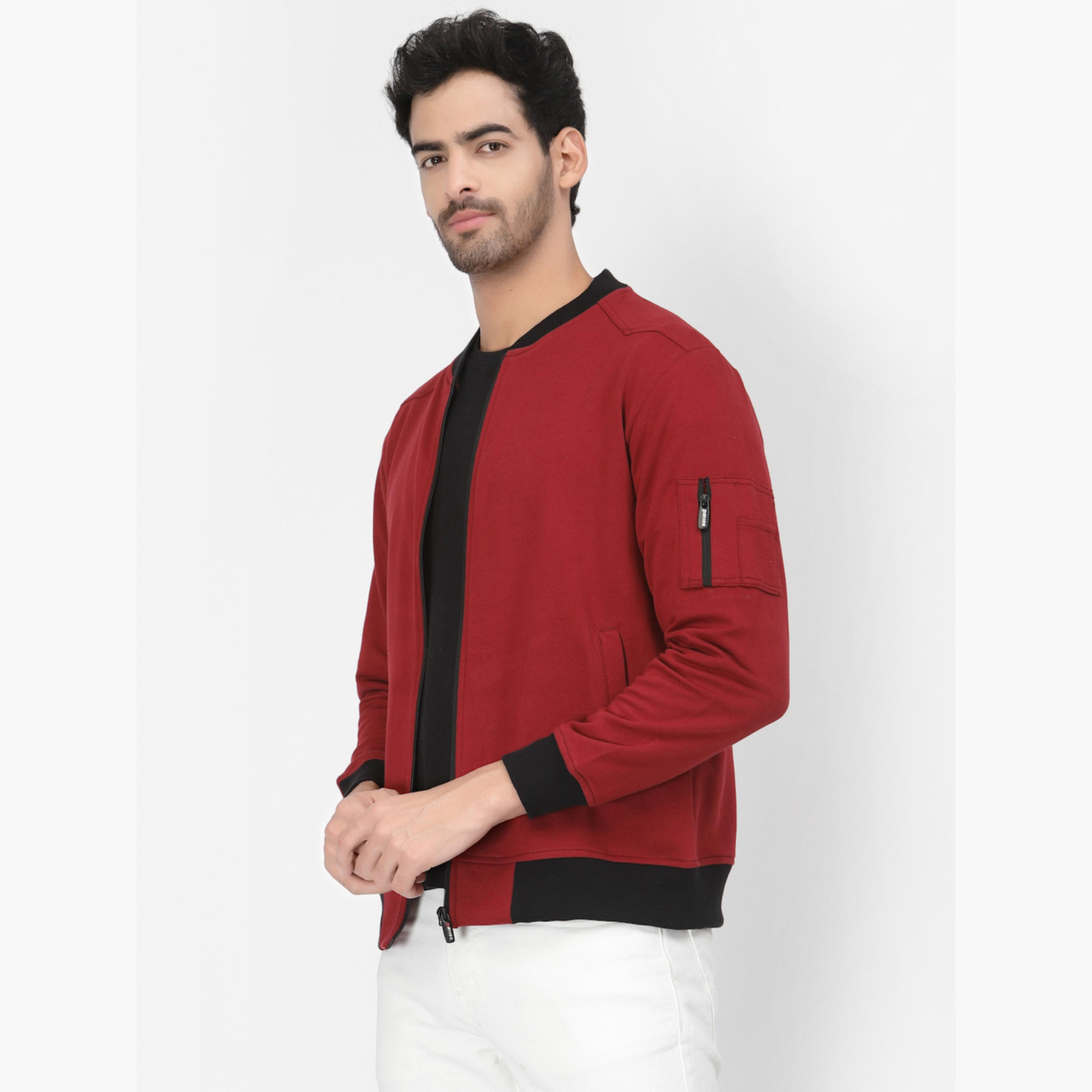 بوز - سويت شيرت رجالي بأكمام طويلة وياقة مستديرة وسحاب متعدد الألوان-men-clothing-jacketsandblazers-jackets-image-3