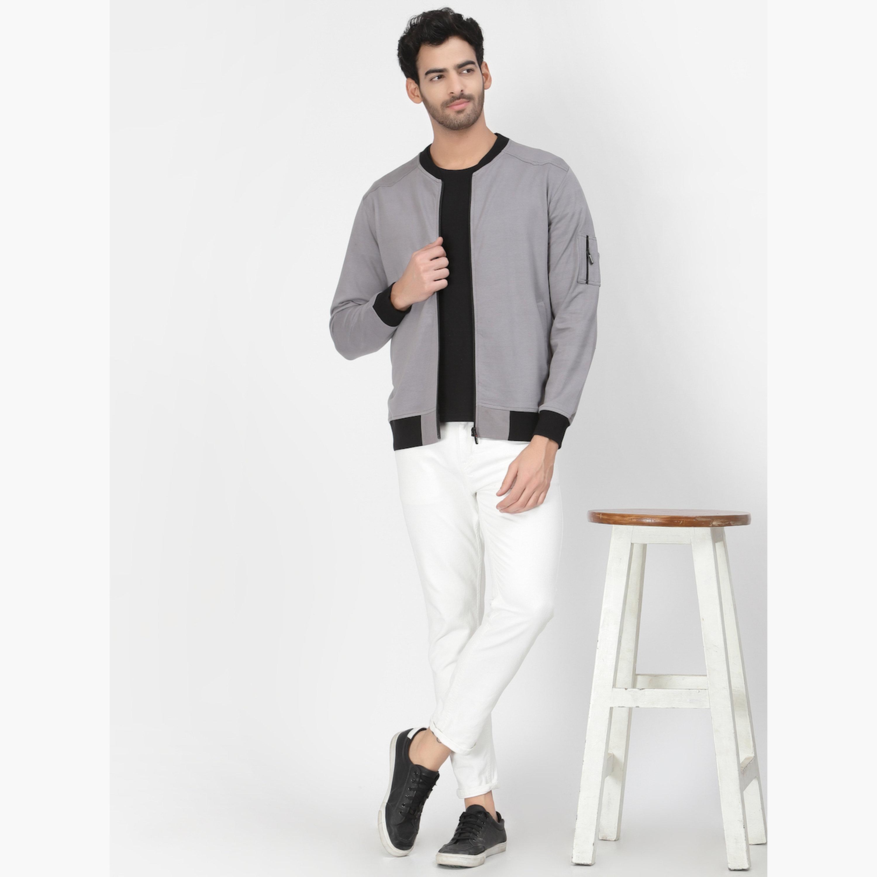 بوز - سويت شيرت رجالي بأكمام طويلة وياقة مستديرة وسحاب متعدد الألوان-men-clothing-jacketsandblazers-jackets-image-2