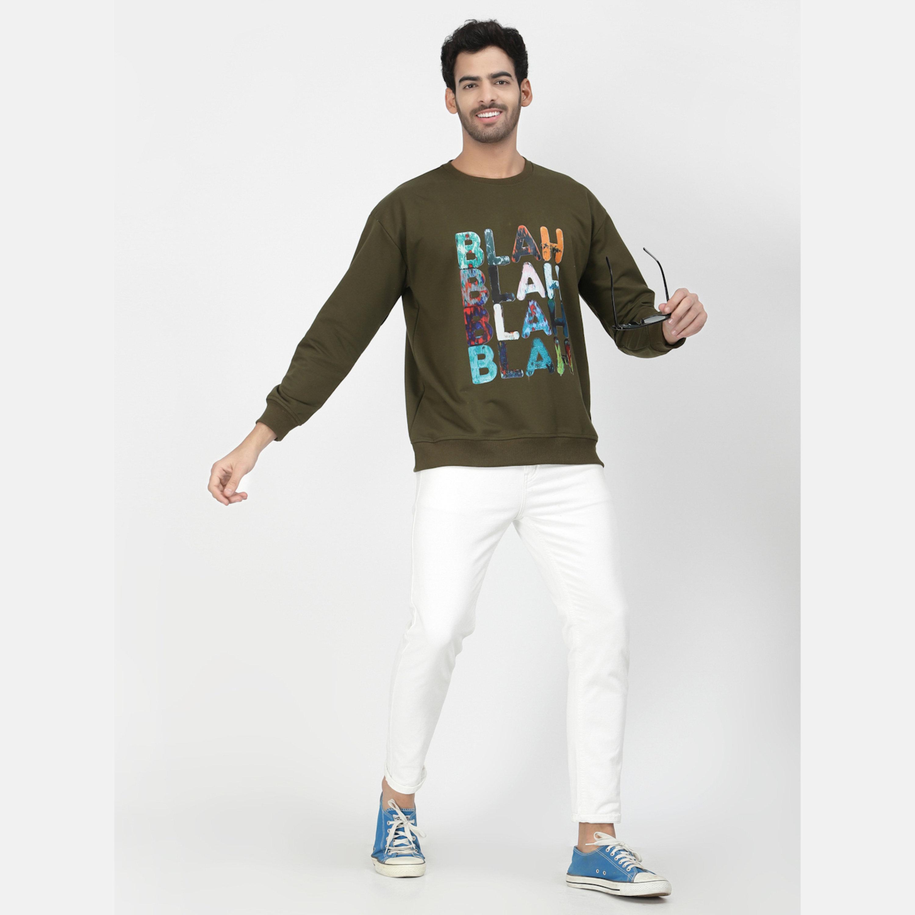 بوز - سويت شيرت رجالي بأكمام طويلة رقبة دائرية وطبعة غرافيكية-men-winterwear-hoodiesandsweatshirts-image-2