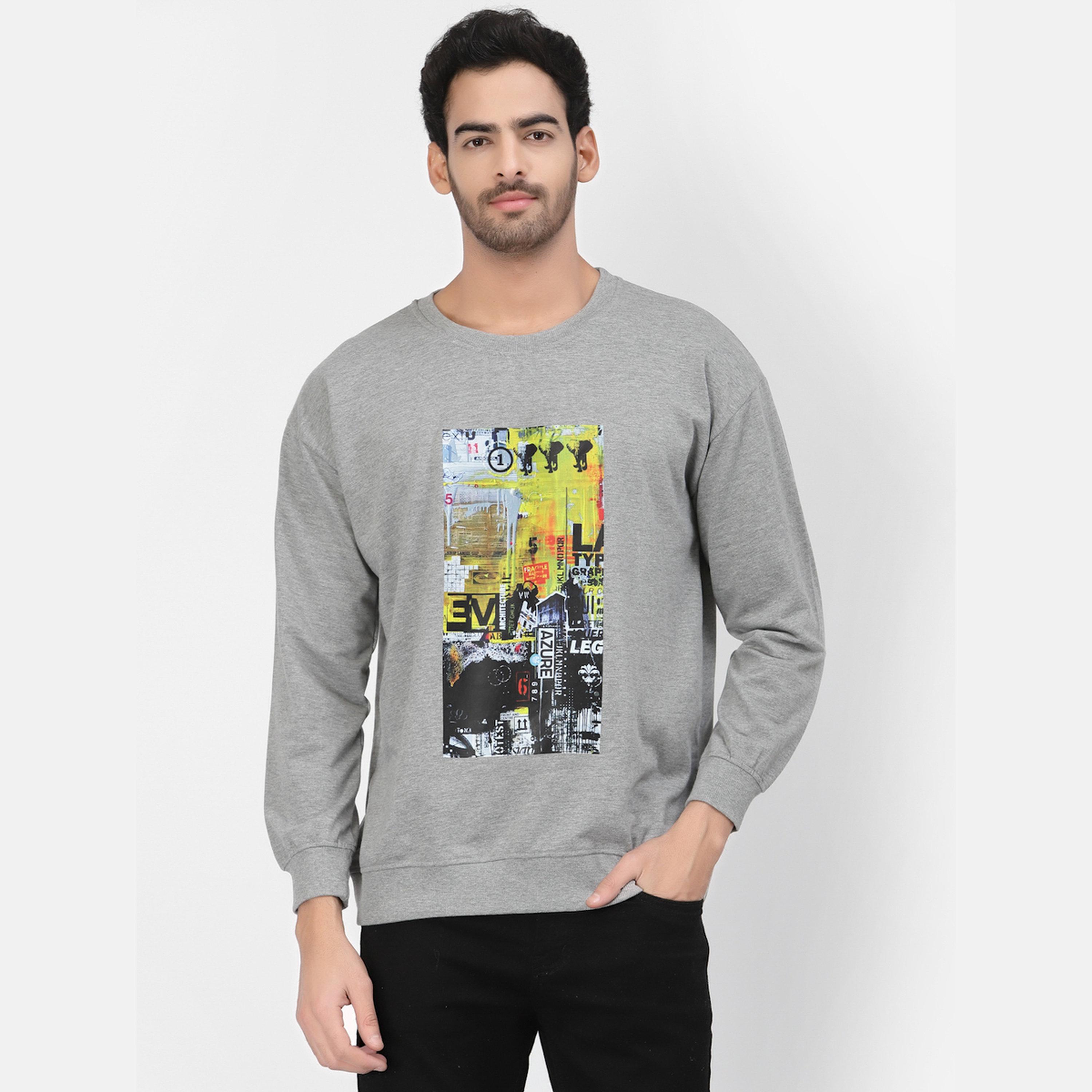 بوز - سويت شيرت رجالي بأكمام طويلة رقبة دائرية وطبعة غرافيكية-men-winterwear-hoodiesandsweatshirts-image-1