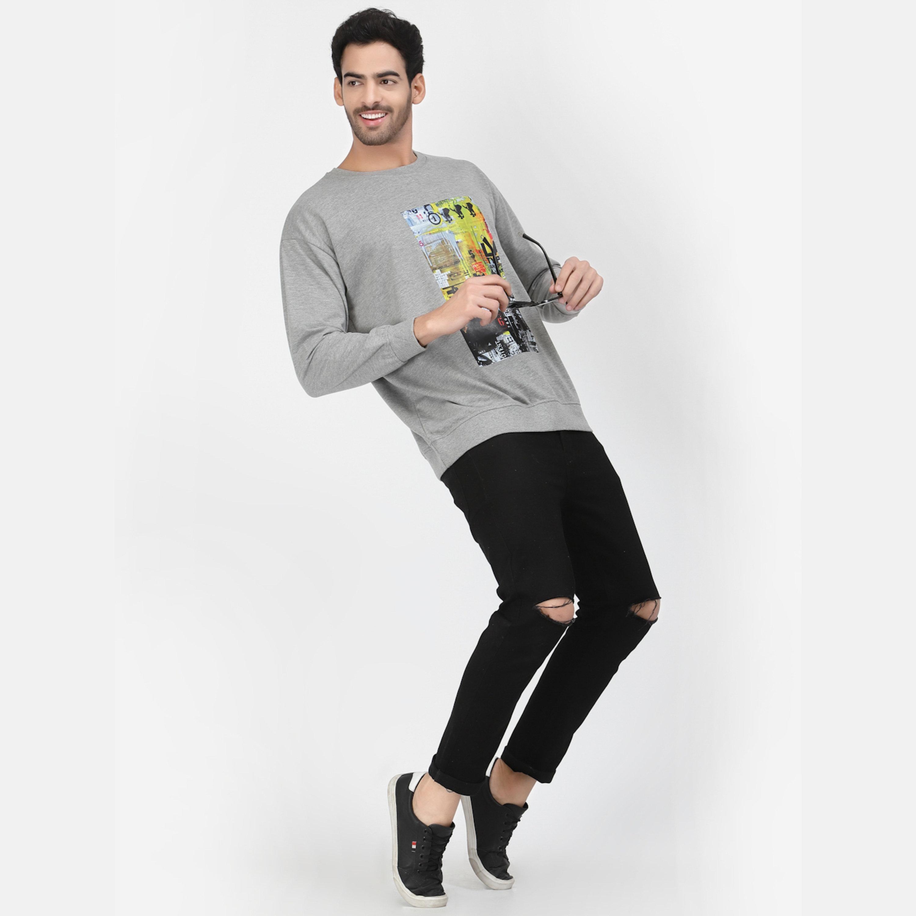 بوز - سويت شيرت رجالي بأكمام طويلة رقبة دائرية وطبعة غرافيكية-men-winterwear-hoodiesandsweatshirts-image-2