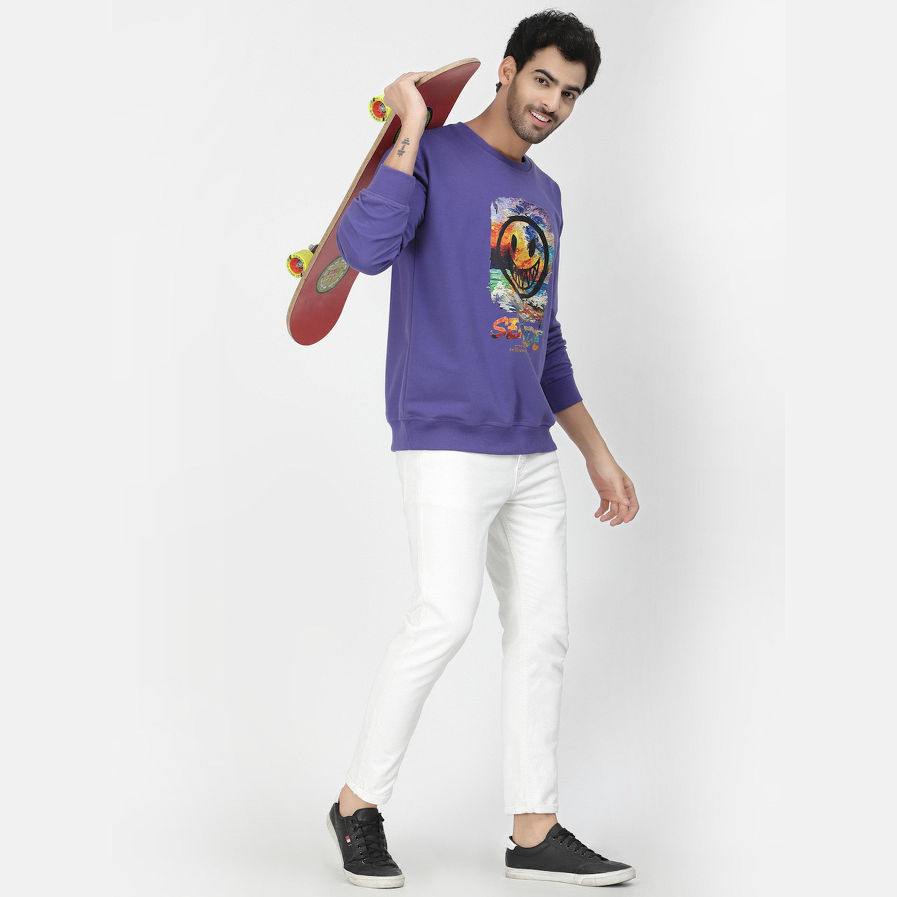 بوز - سويت شيرت رجالي بأكمام طويلة رقبة دائرية وطبعة غرافيكية-men-winterwear-hoodiesandsweatshirts-image-2