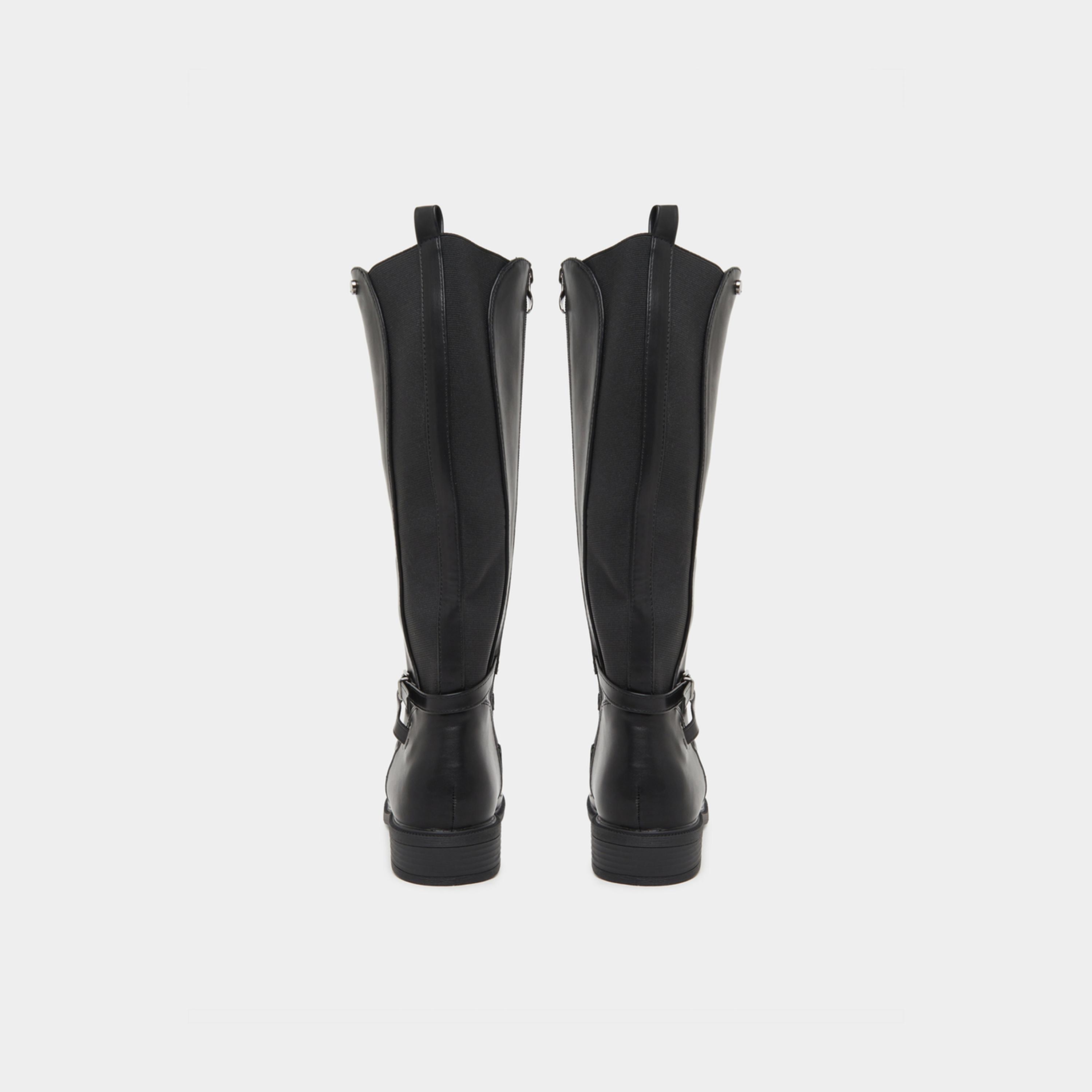 ستايلي - حذاء أسود طويل حتى الركبة للنساء-women-shoes-boots-image-5